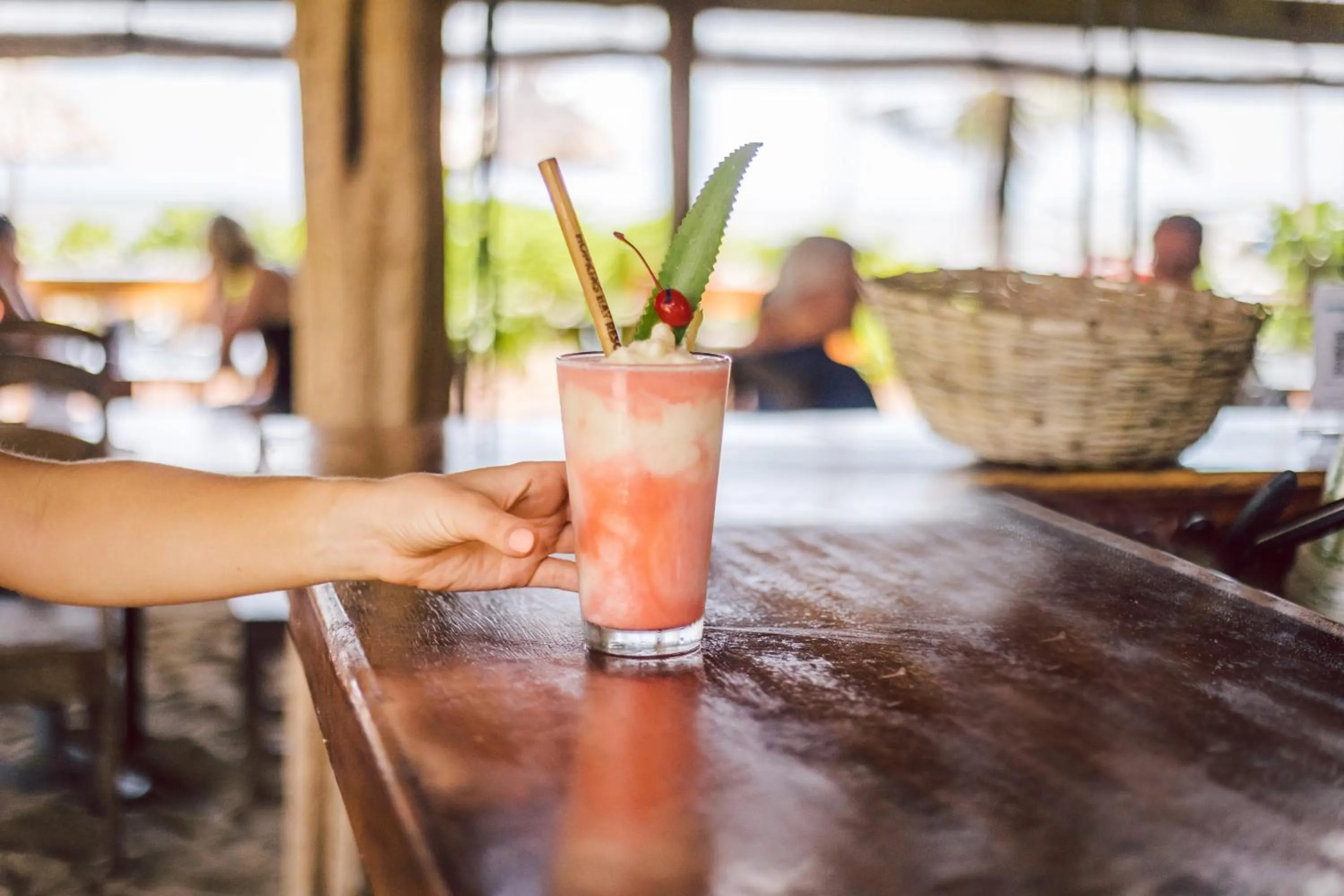 Dining area in Hopkins Bay Belize a Muy'Ono Resort
