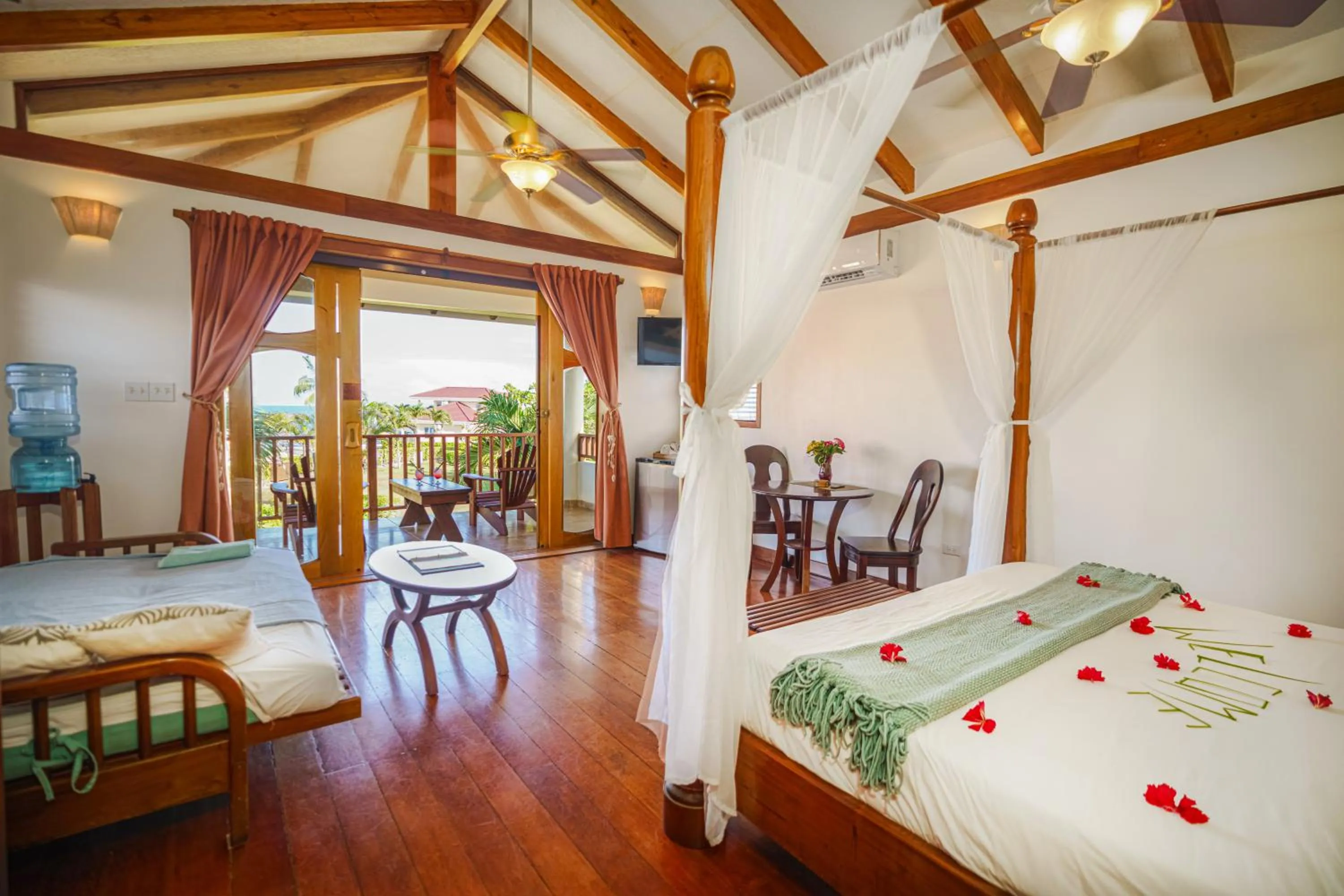 Bed in Hopkins Bay Belize a Muy'Ono Resort