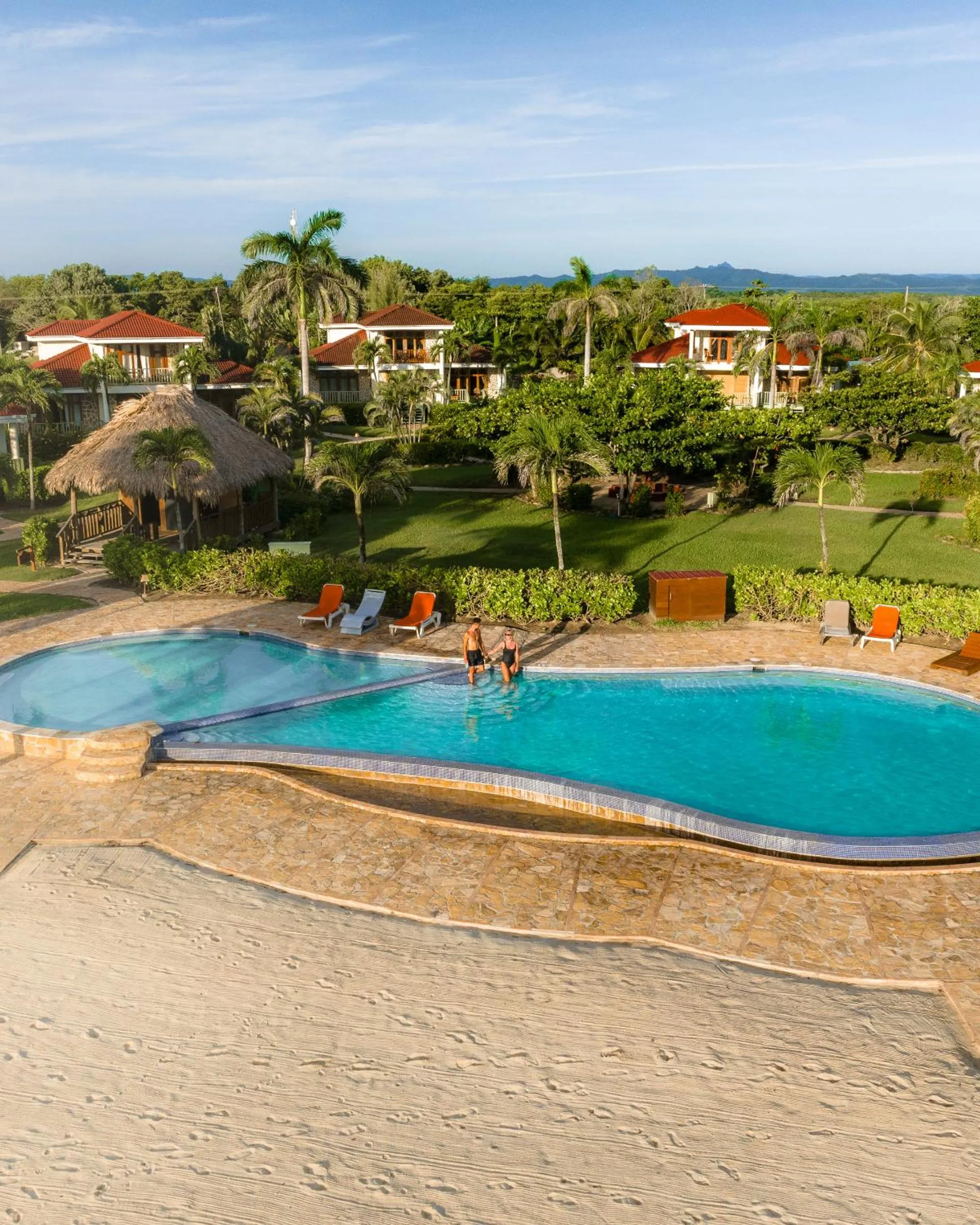 Swimming pool in Hopkins Bay Belize a Muy'Ono Resort