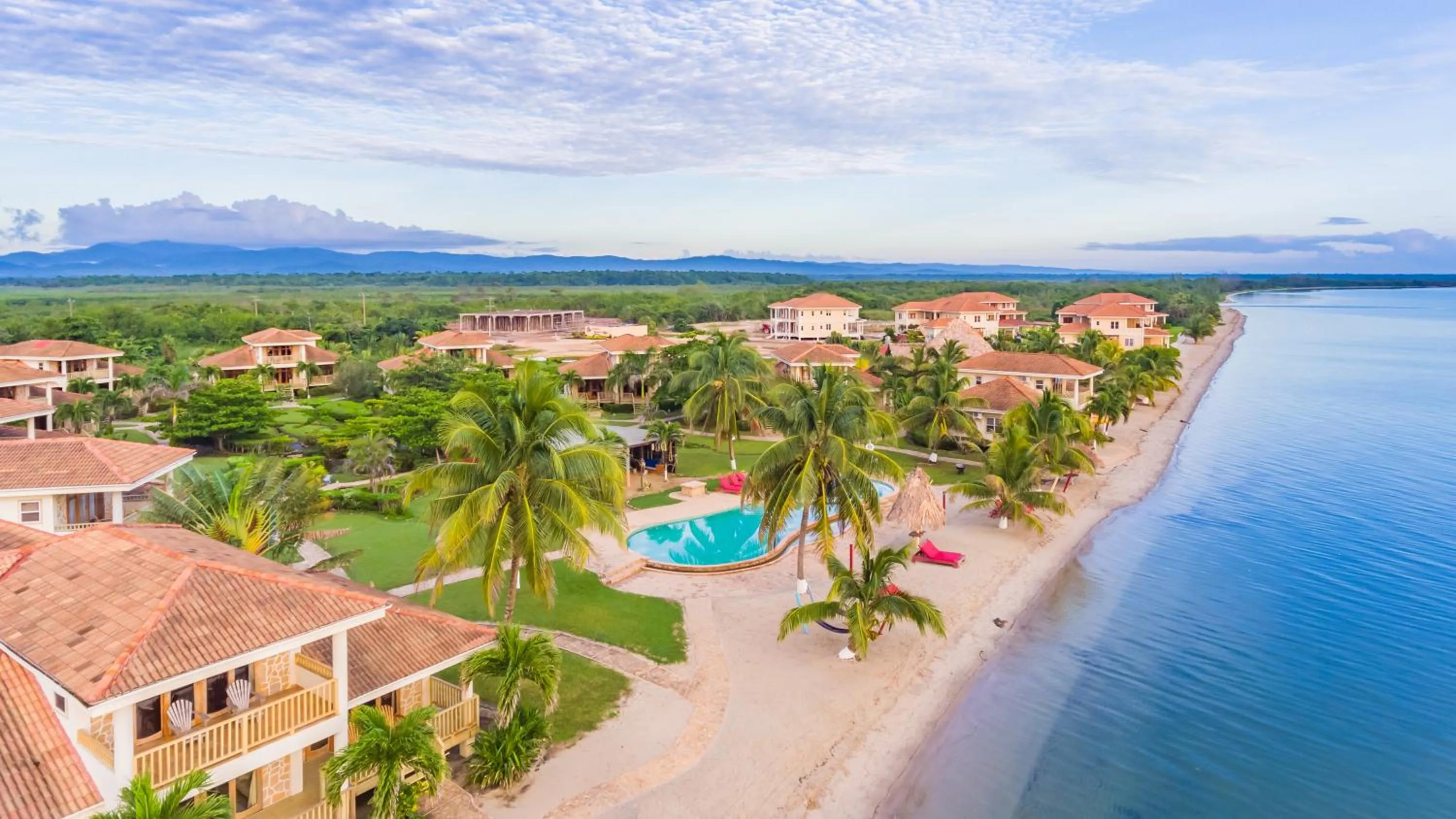 Bird's eye view in Hopkins Bay Belize a Muy'Ono Resort