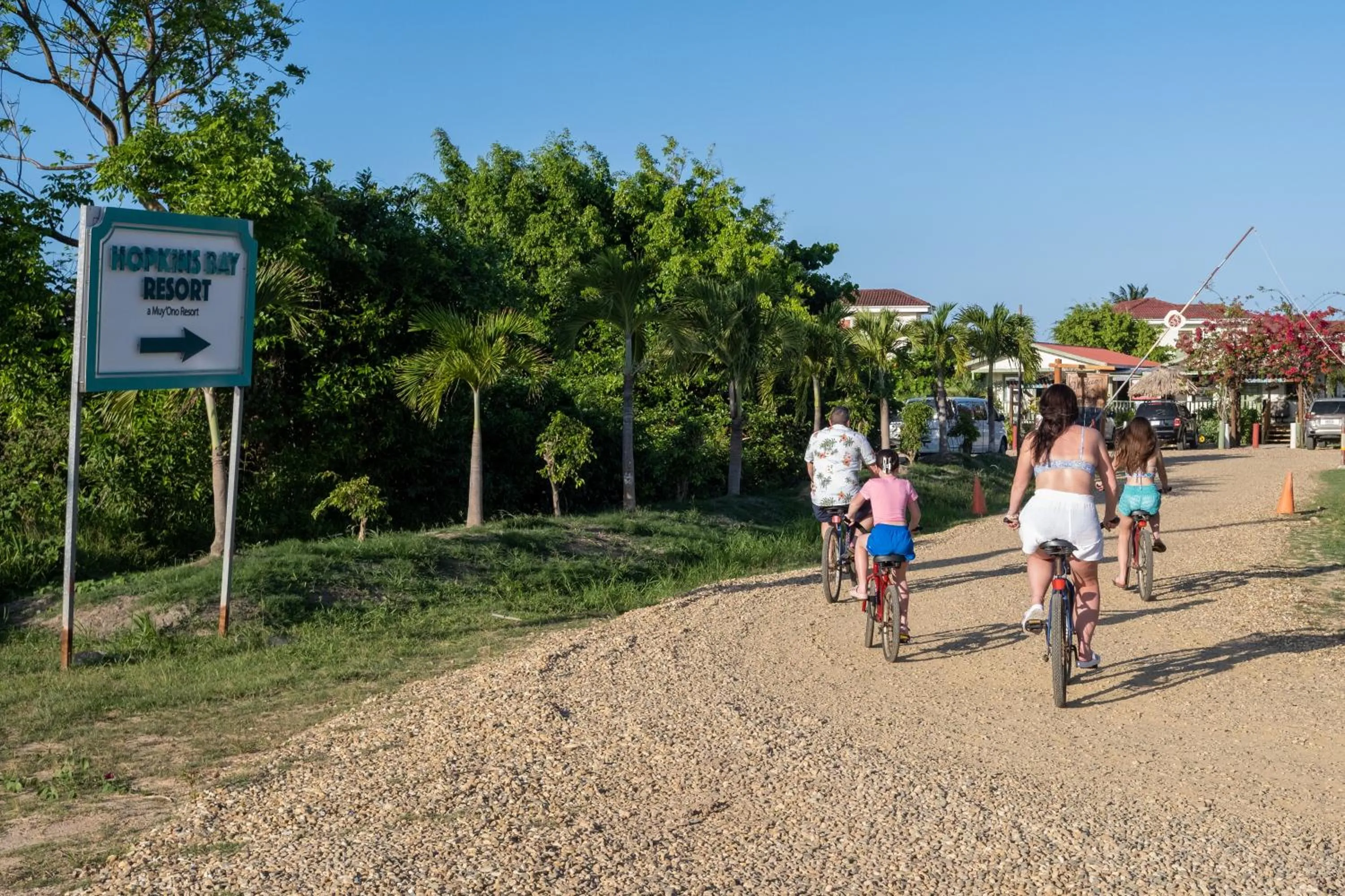 Cycling in Hopkins Bay Belize a Muy'Ono Resort
