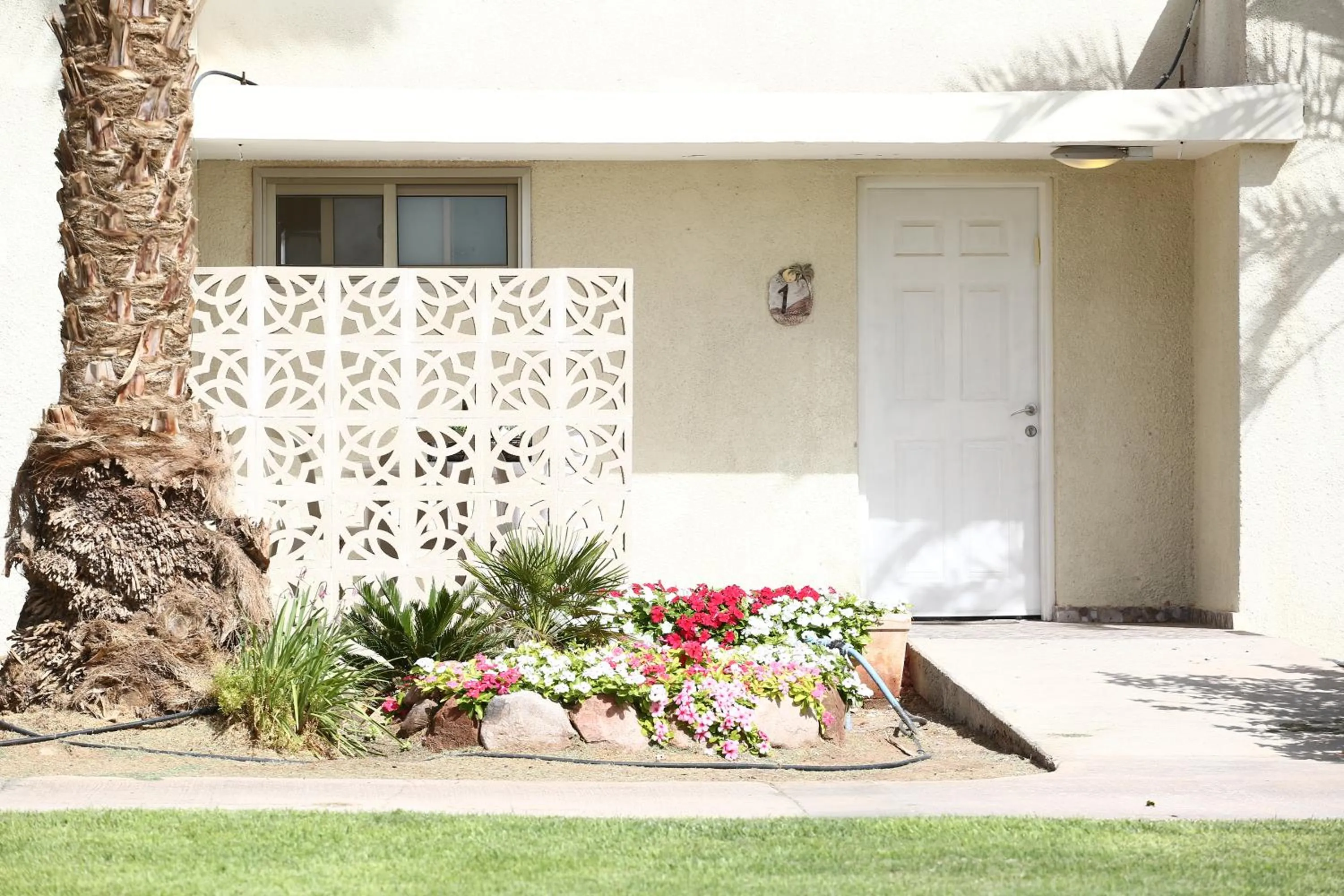 Property building in קיבוץ אילות - חדרי אירוח עם בריכה משותפת