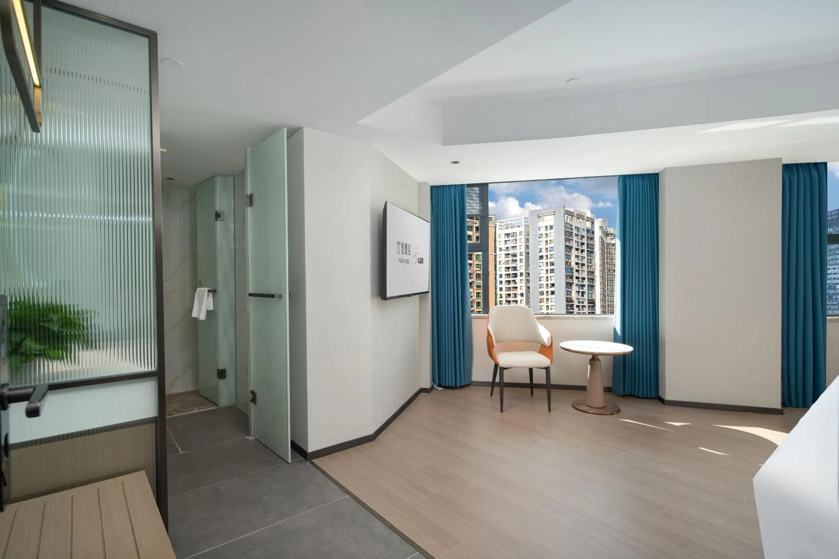 Seating area in Yizhi Hotel Changgang Metro Station - Free Shuttle Bus during Canton Fair