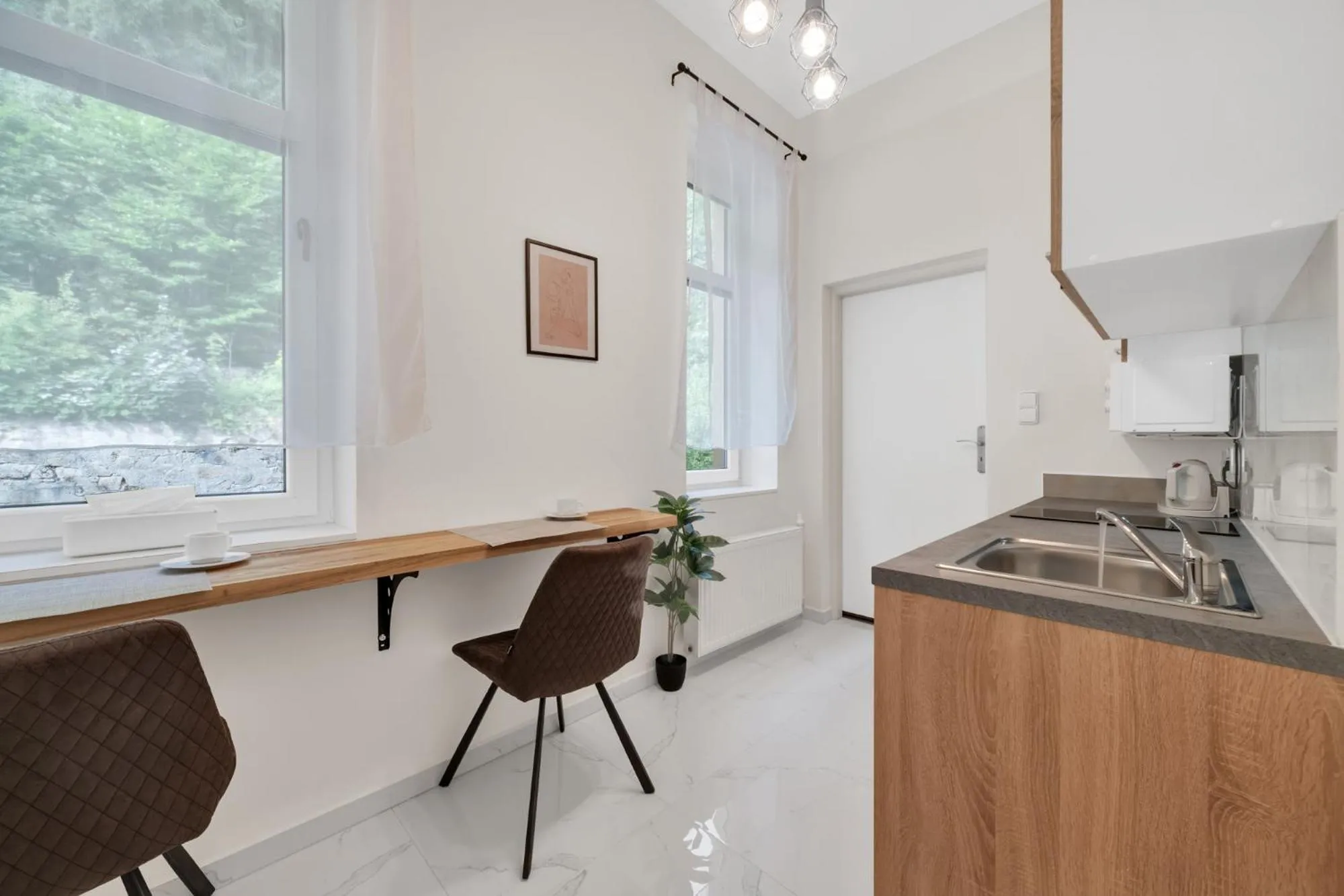 Kitchen or kitchenette in Rezidence Villa Gloria