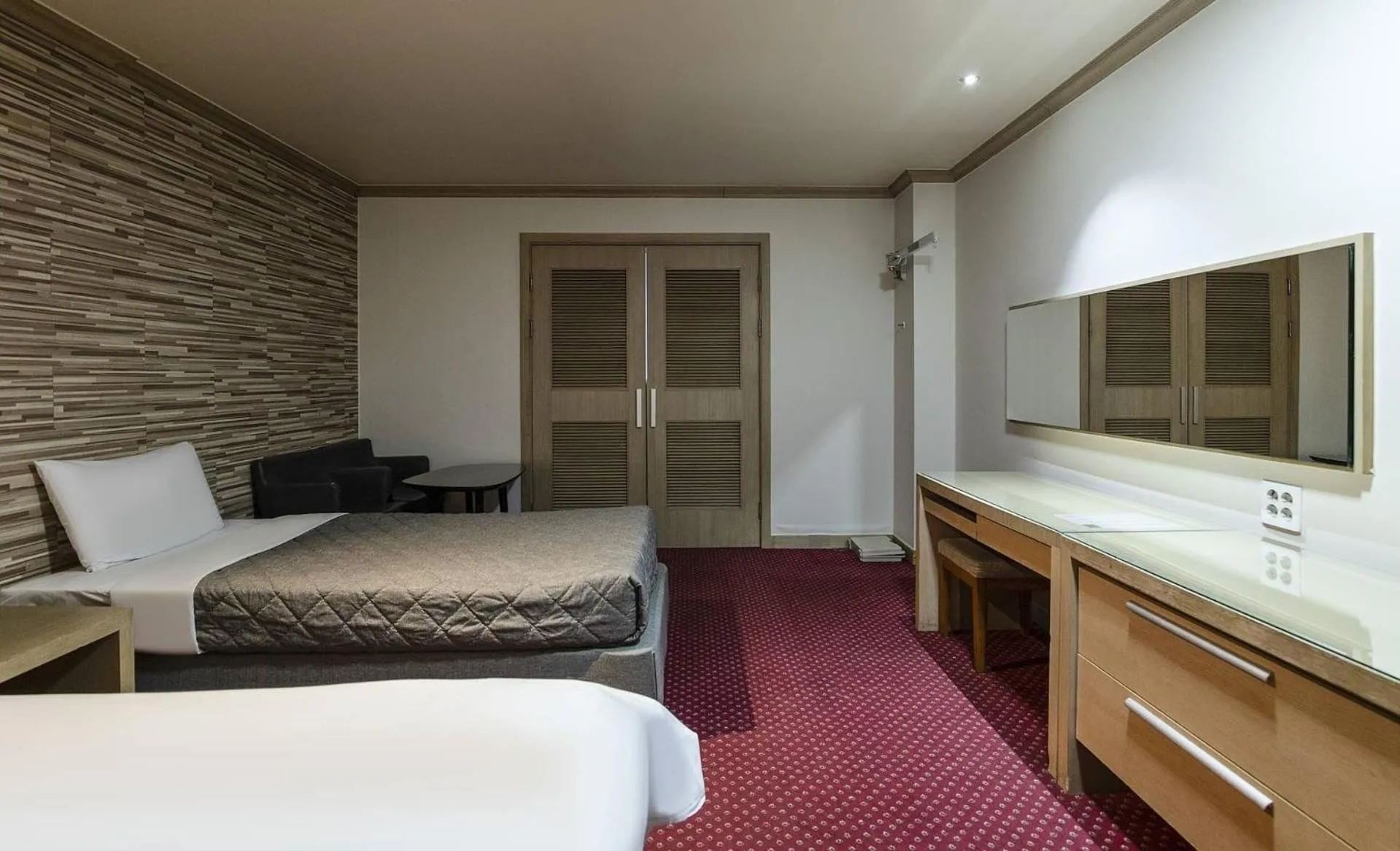 Bed in Incheon Airport Hotel Zeumes