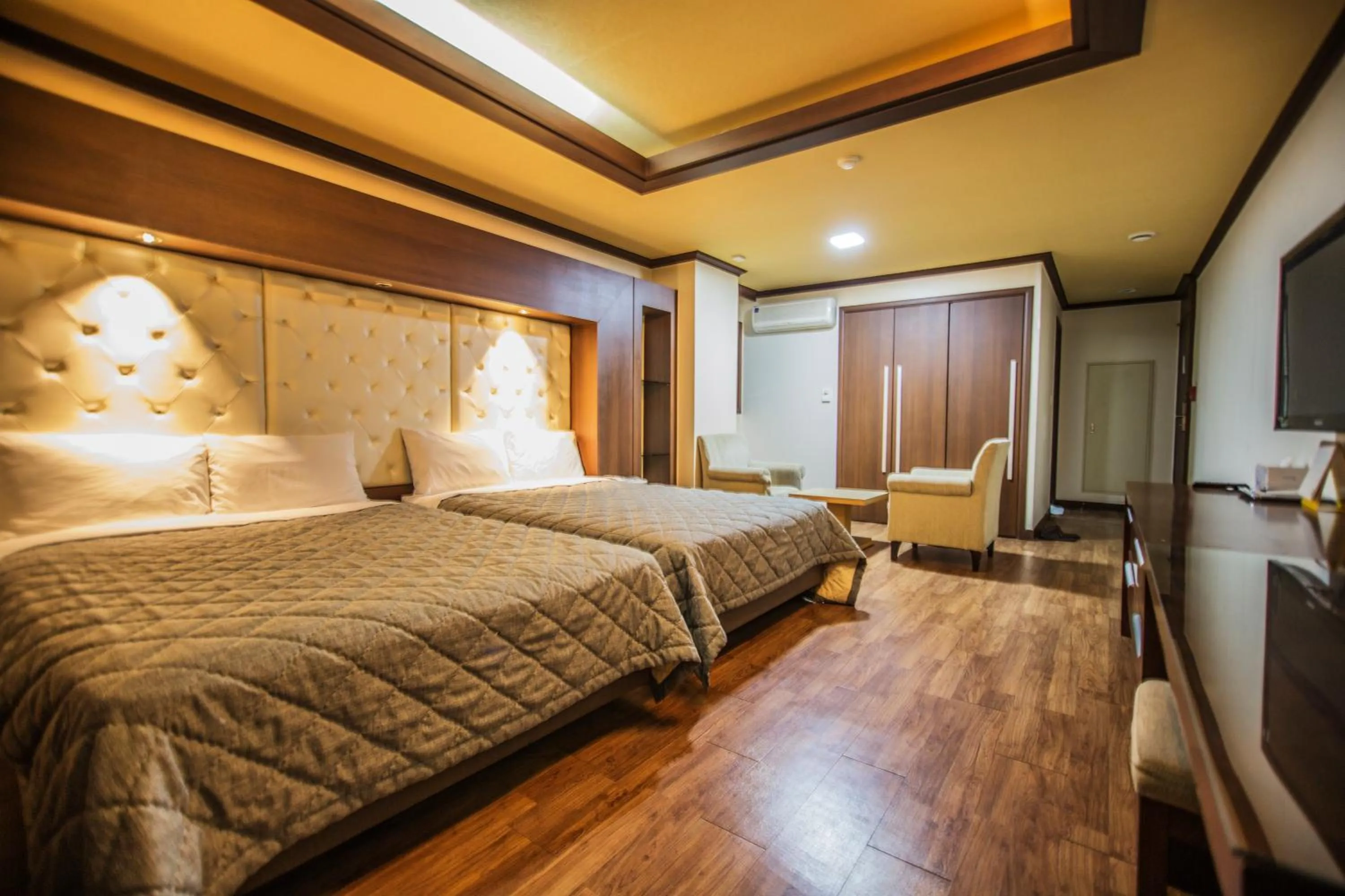 Bed in Incheon Airport Hotel Zeumes