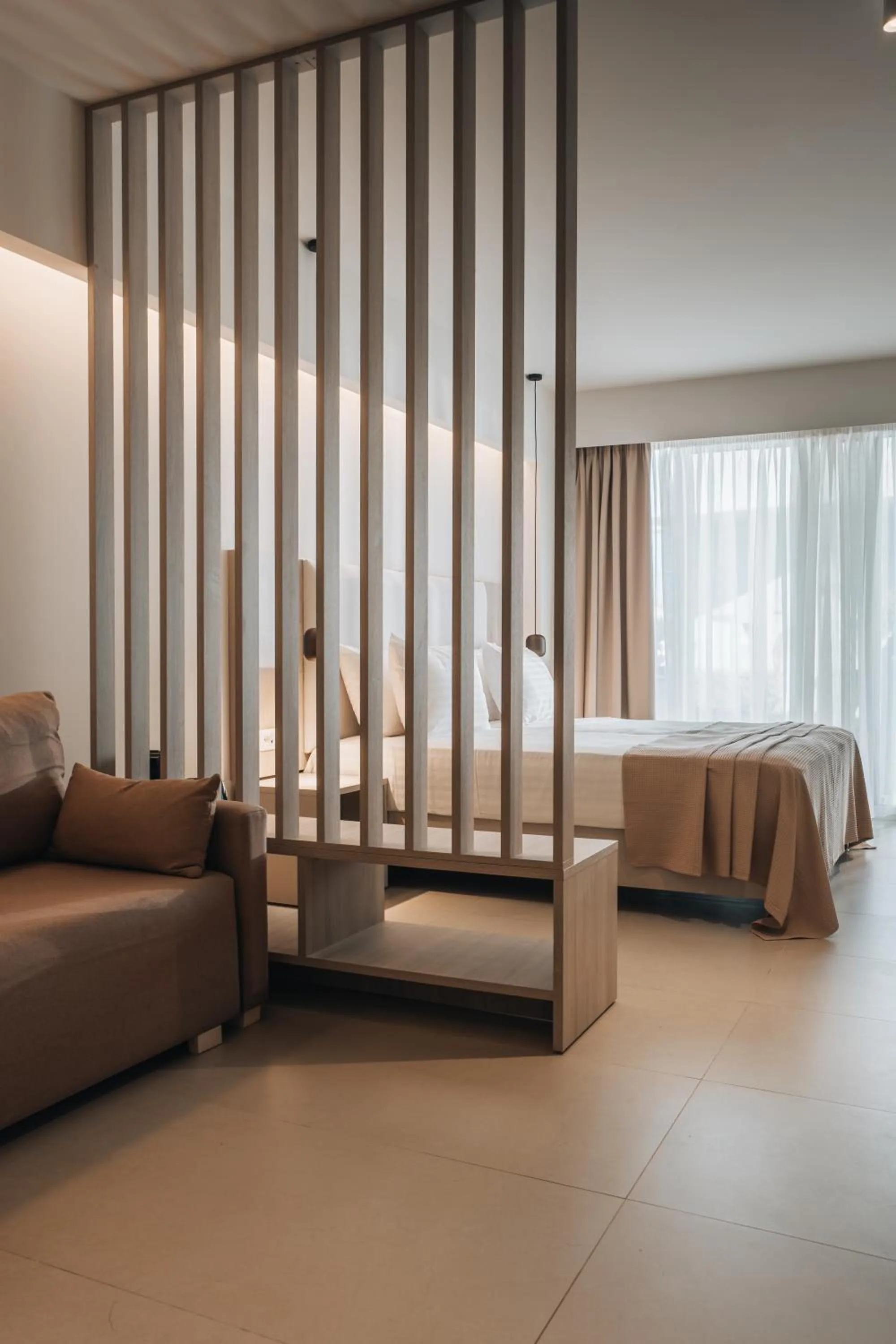 Bed in Golden Coast Beachfront Resort