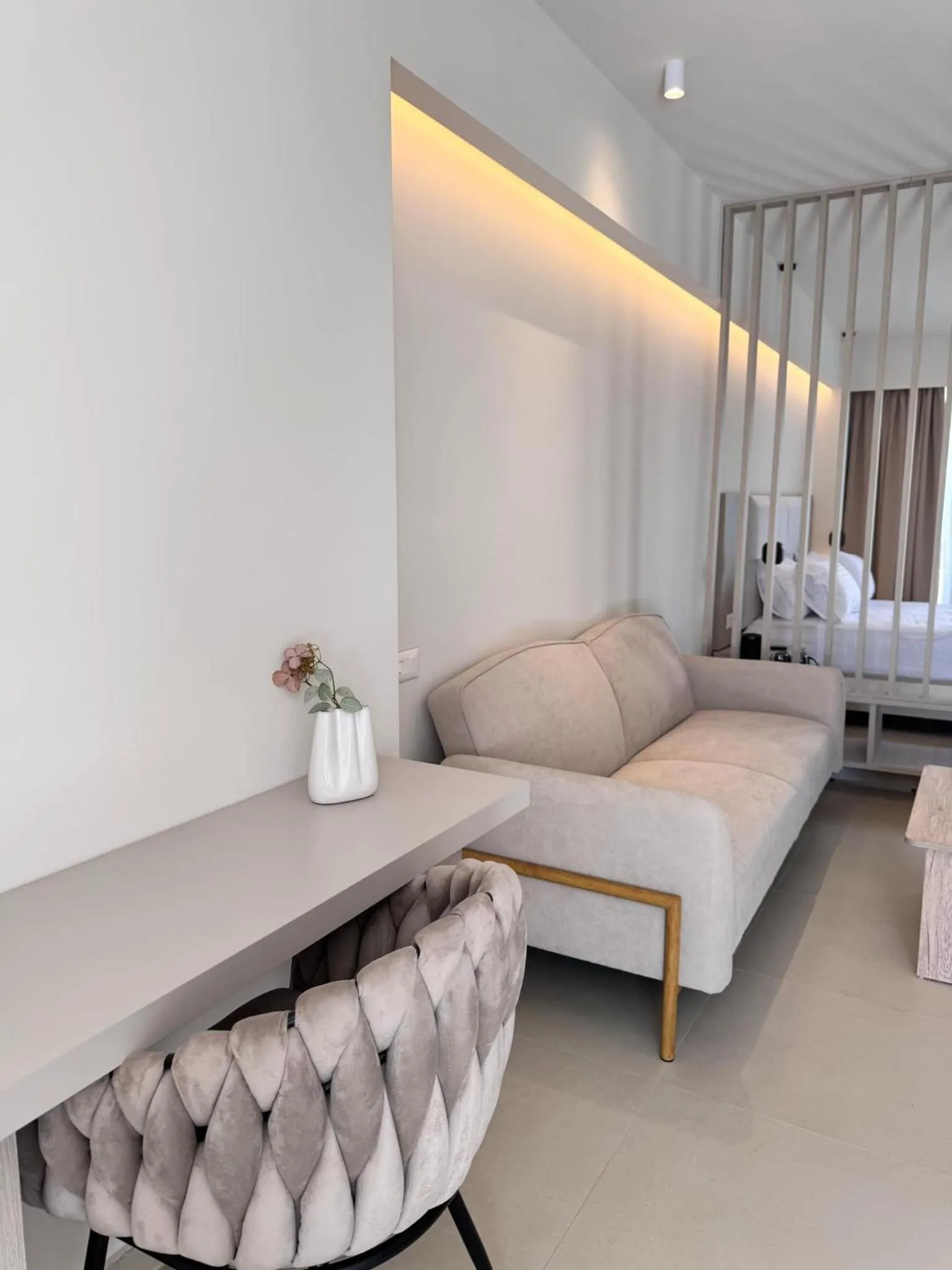 Bed in Golden Coast Beachfront Resort