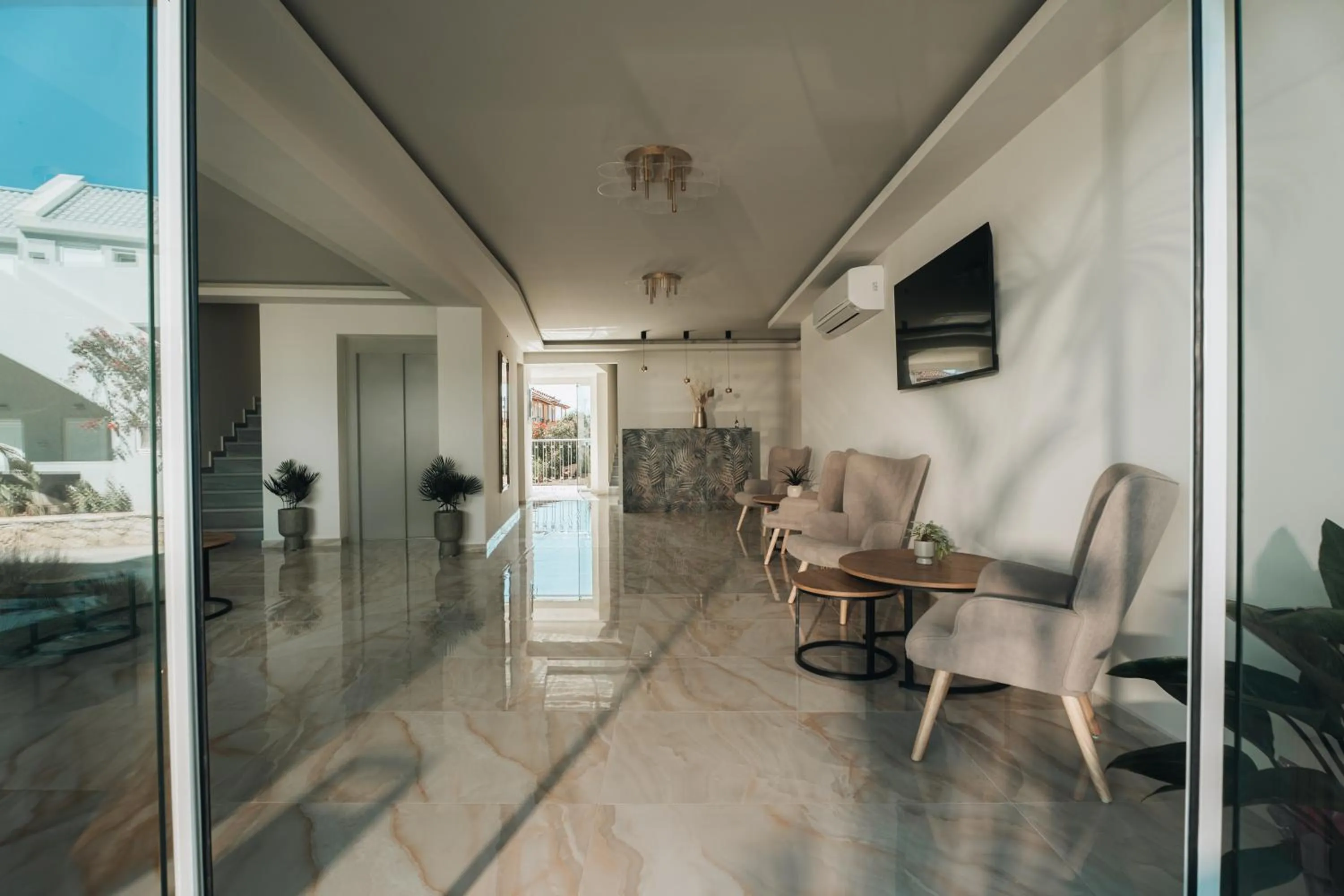 Seating area in Golden Coast Beachfront Resort