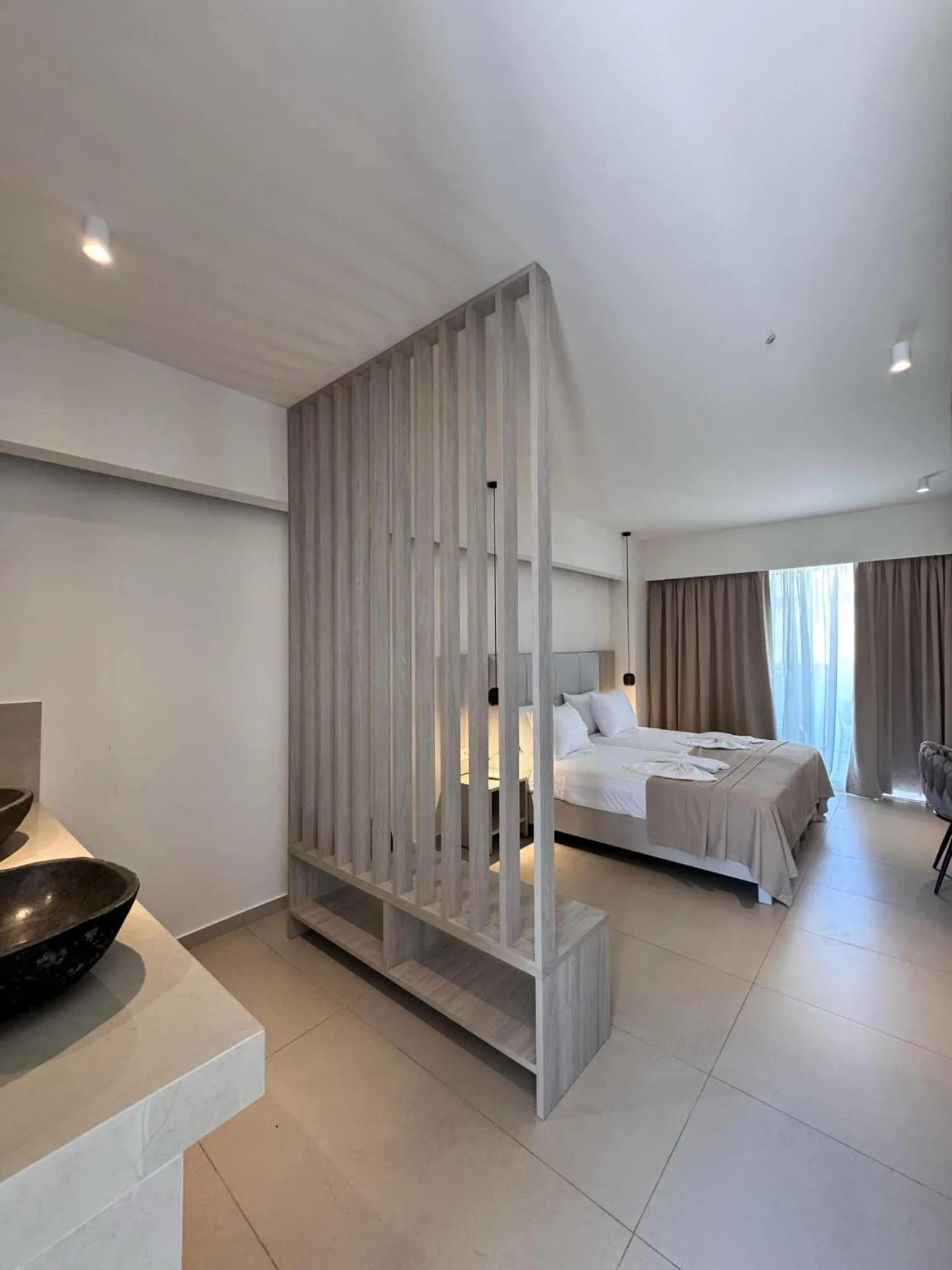 Bed in Golden Coast Beachfront Resort