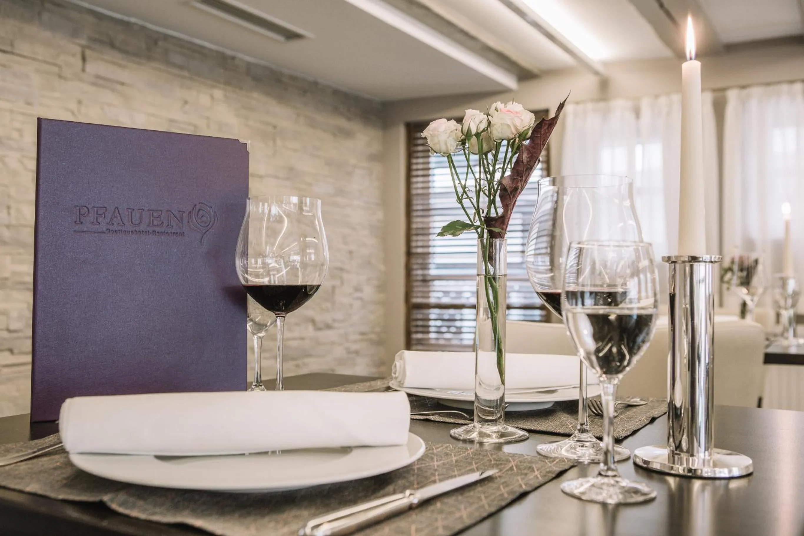 Food and drinks in Boutique Hotel Pfauen