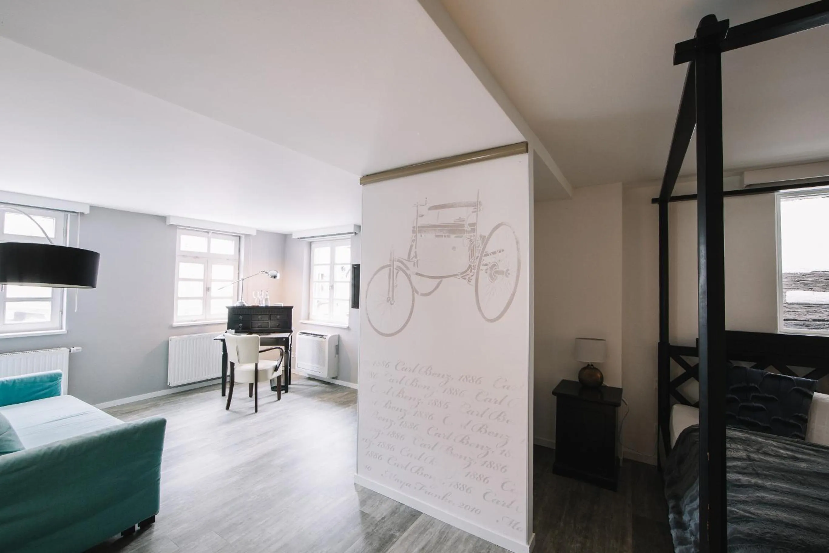 Photo of the whole room, Bed in Boutique Hotel Pfauen