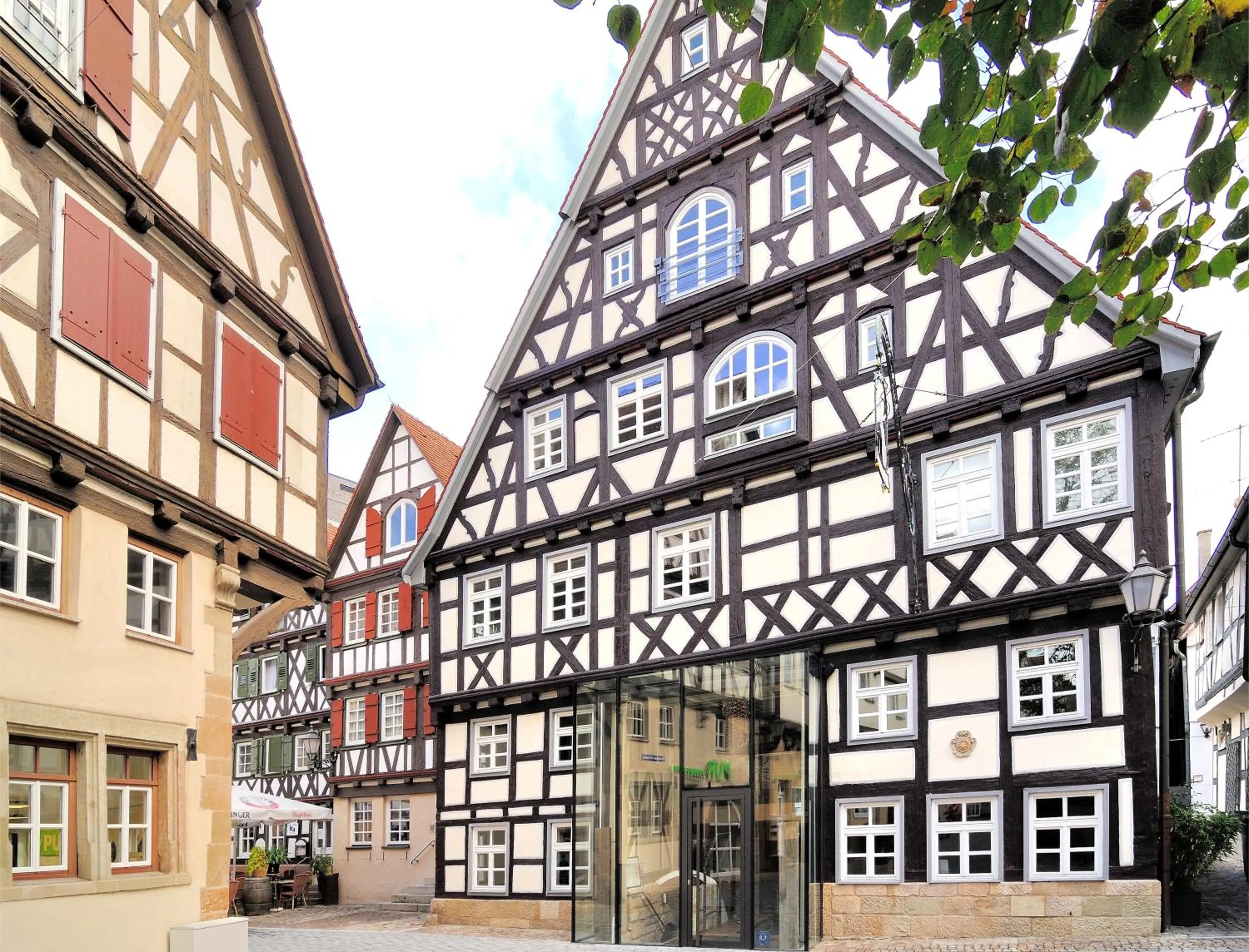 Property building in Boutique Hotel Pfauen