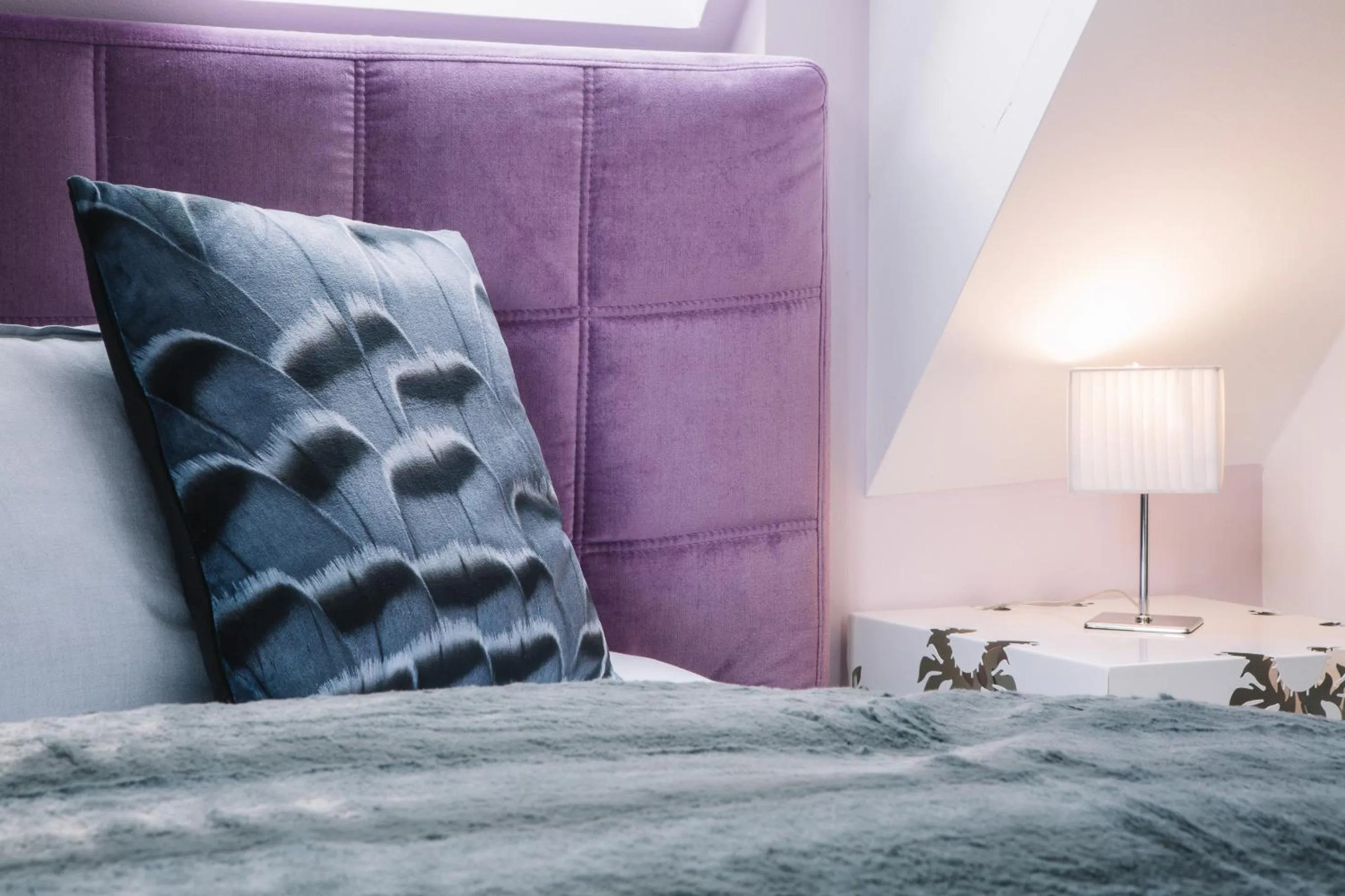 Bed in Boutique Hotel Pfauen