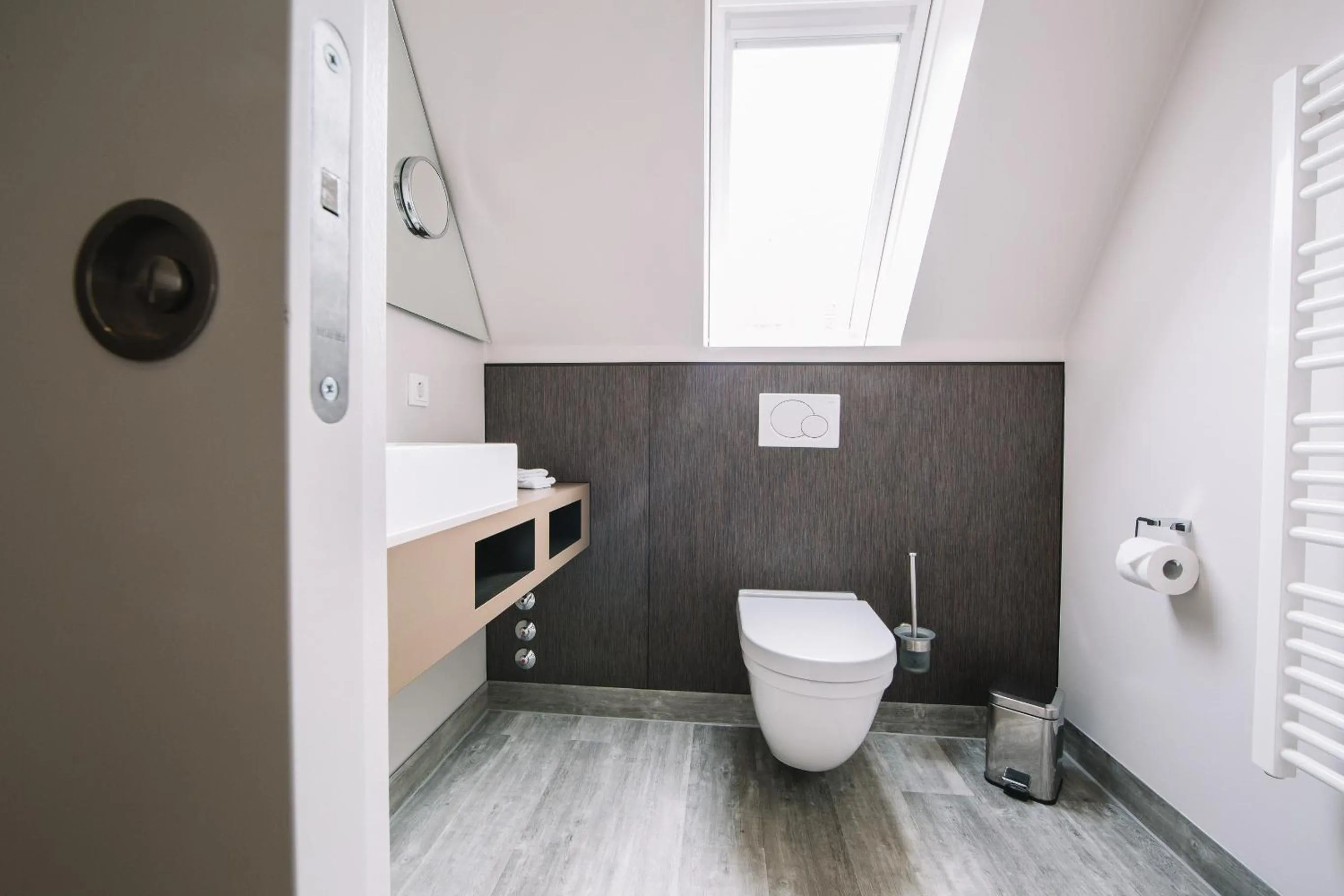 Toilet in Boutique Hotel Pfauen