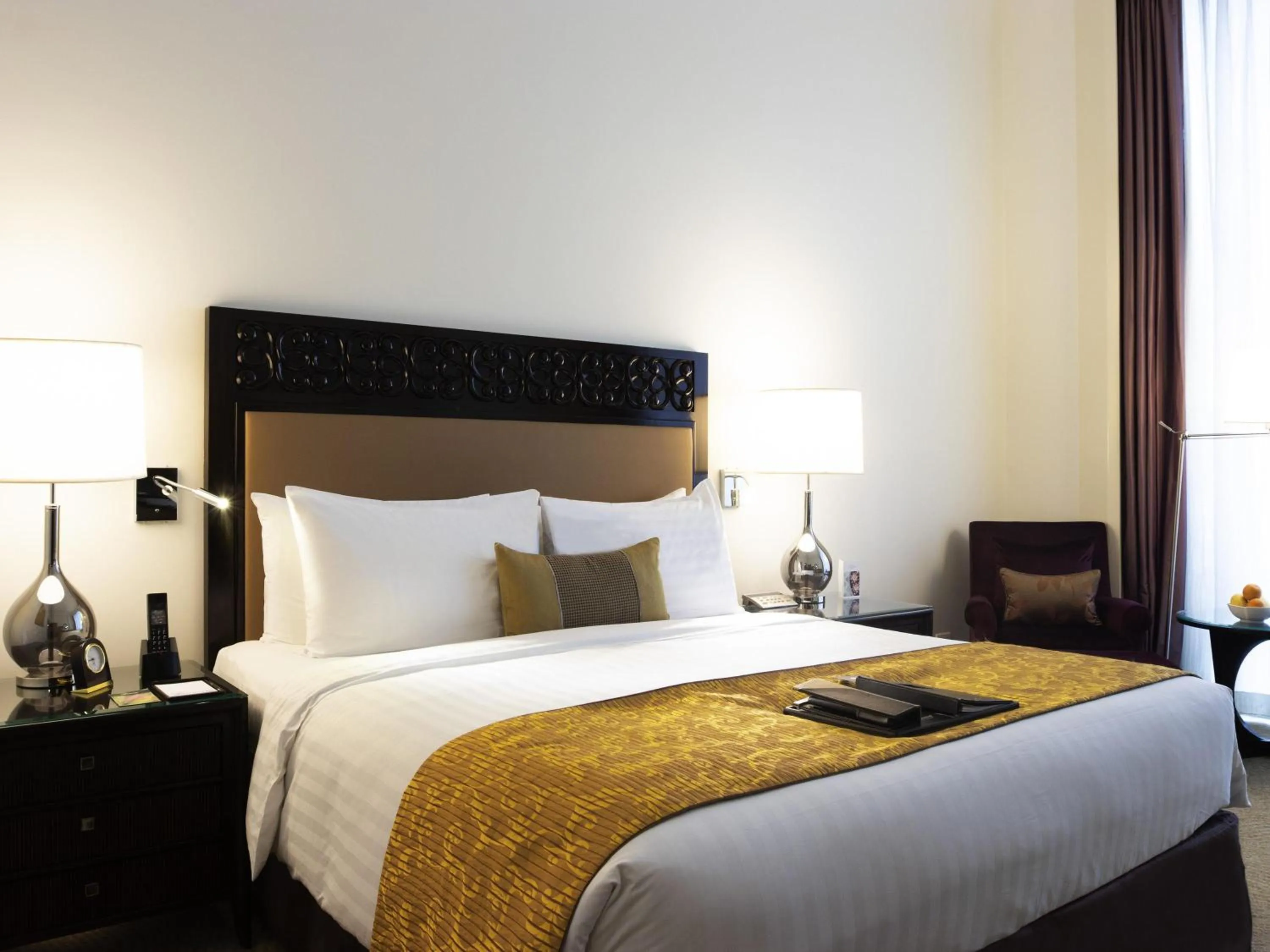 Bedroom, Bed in Fairmont Makati