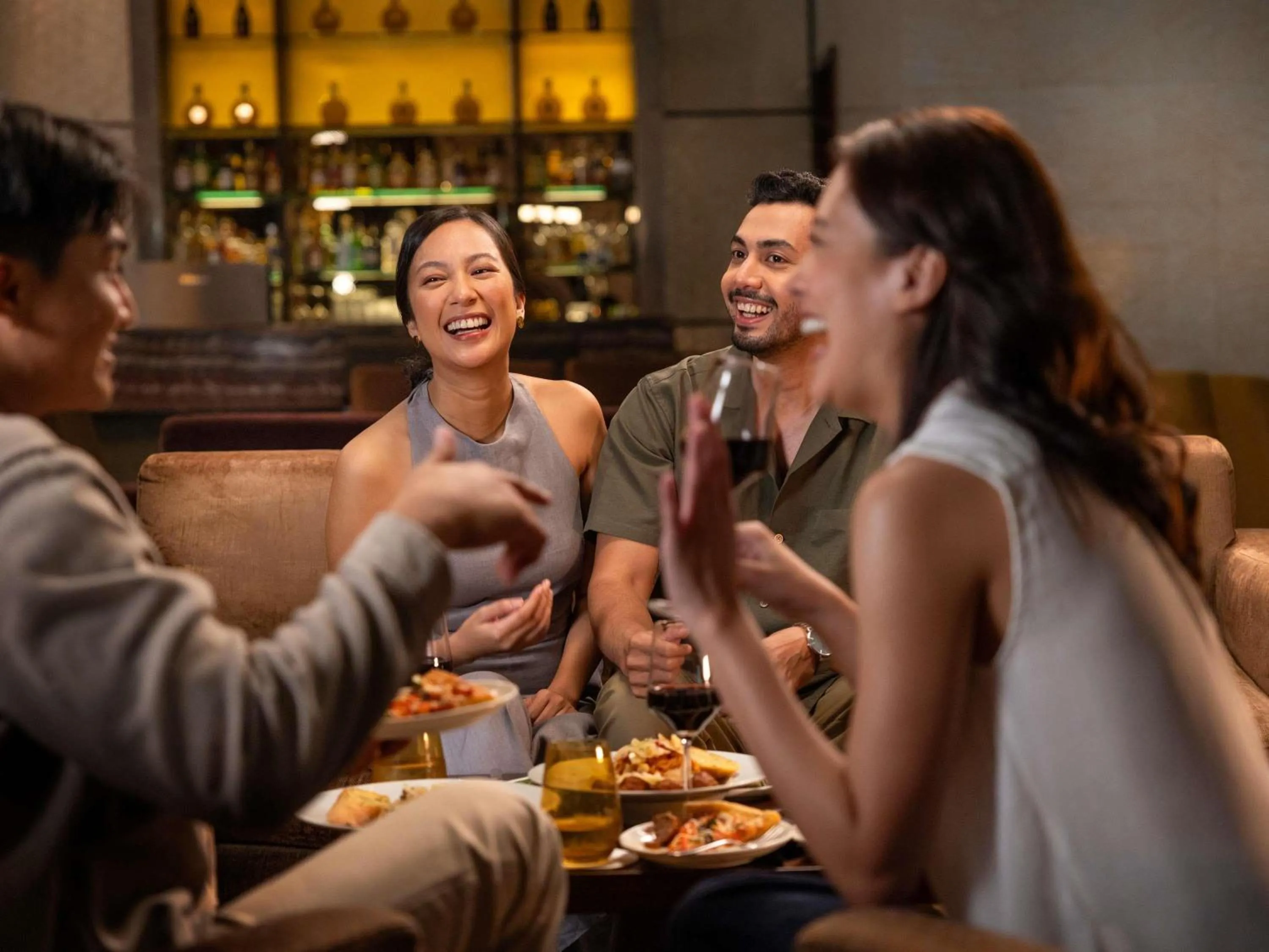 Lounge or bar in Fairmont Makati