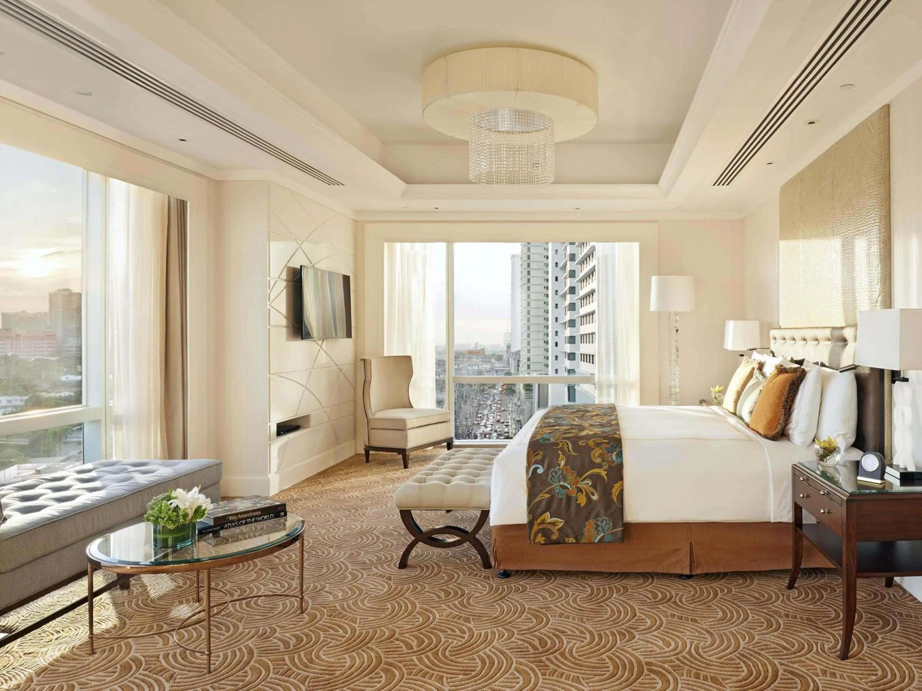 Bedroom in Fairmont Makati