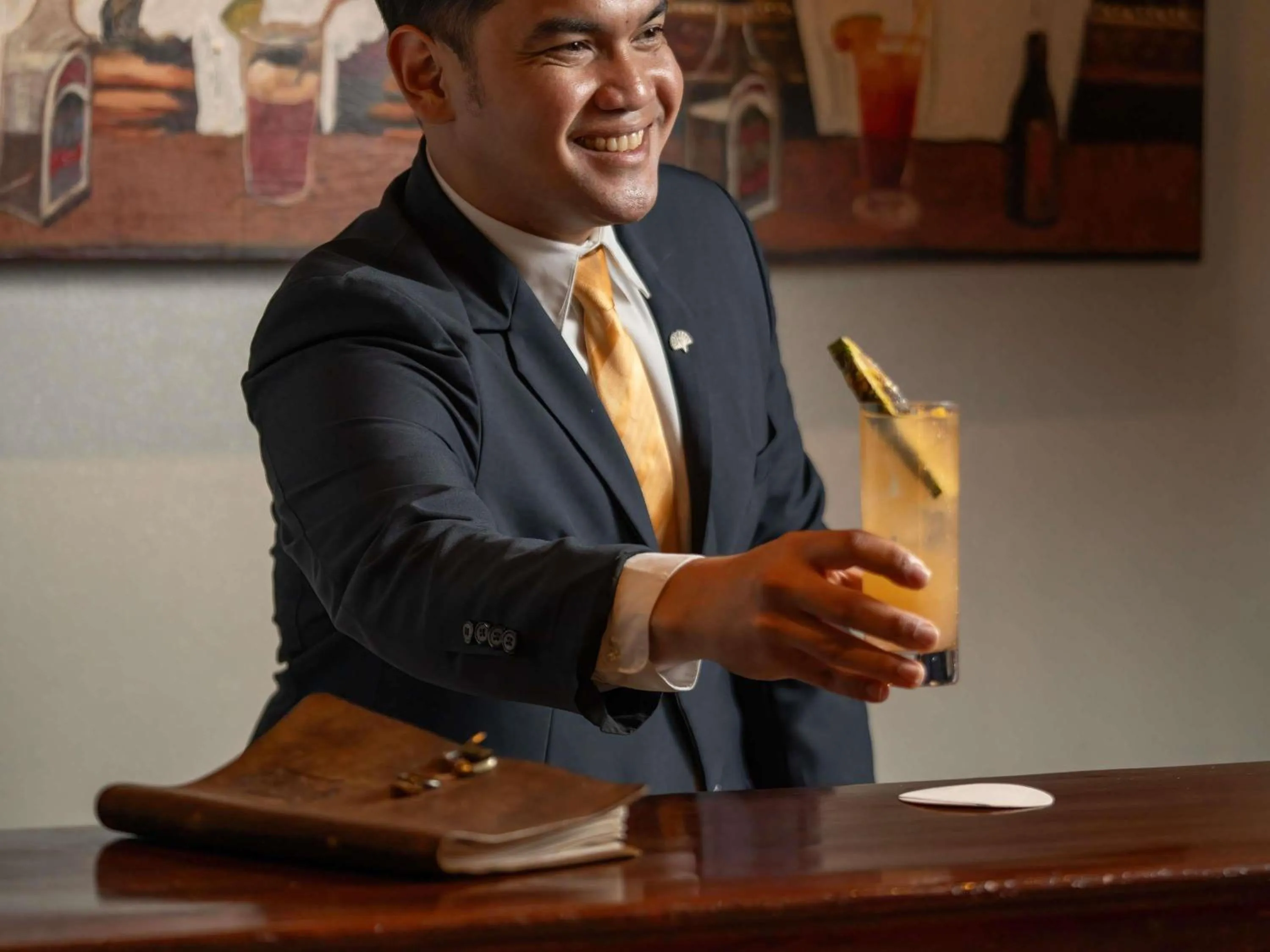 Lounge or bar in Fairmont Makati