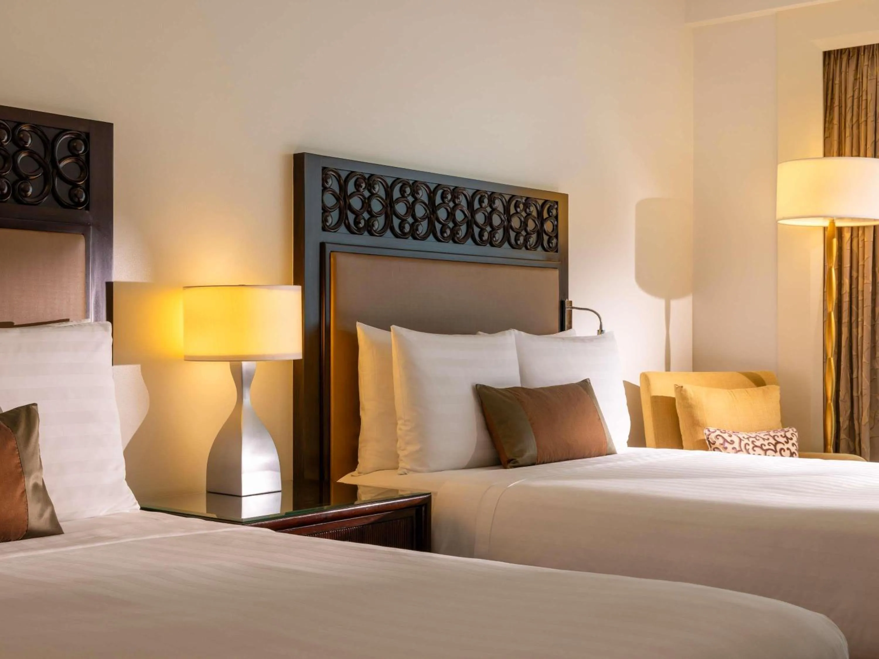 Bedroom, Bed in Fairmont Makati