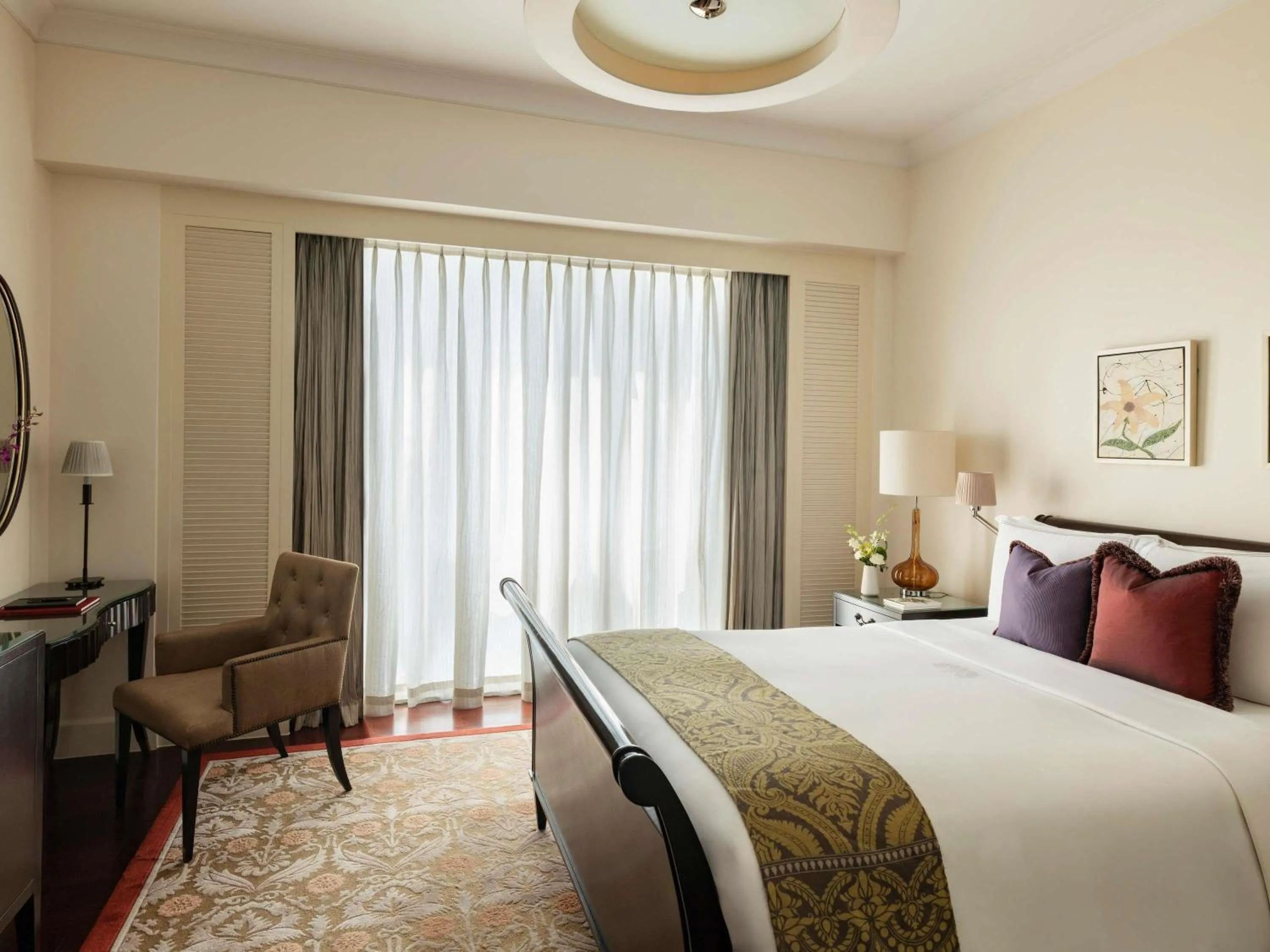 Bedroom, Bed in Raffles Makati