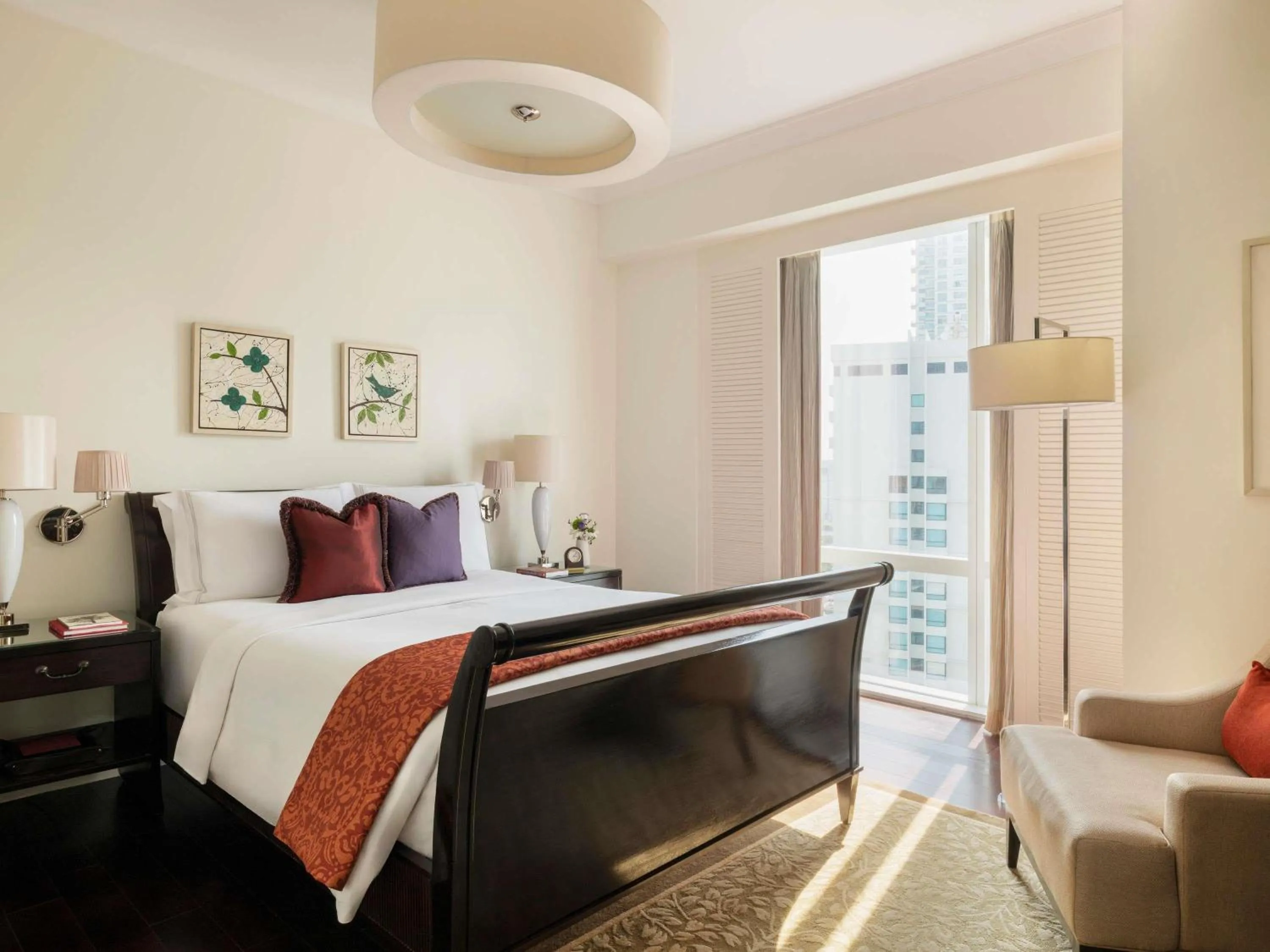 Bedroom, Bed in Raffles Makati