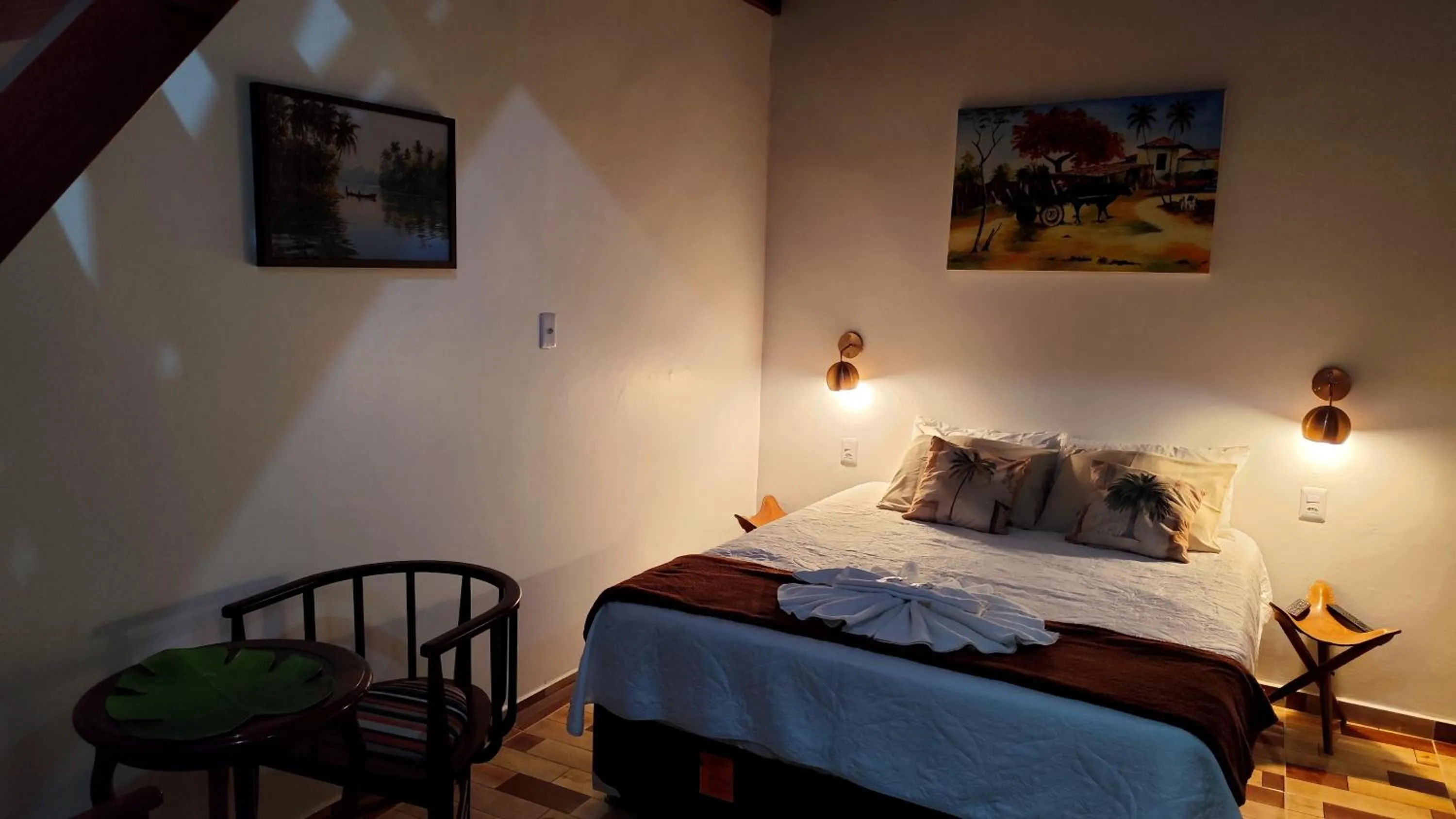 Bed in Pousada Solar Encanto do Marajó