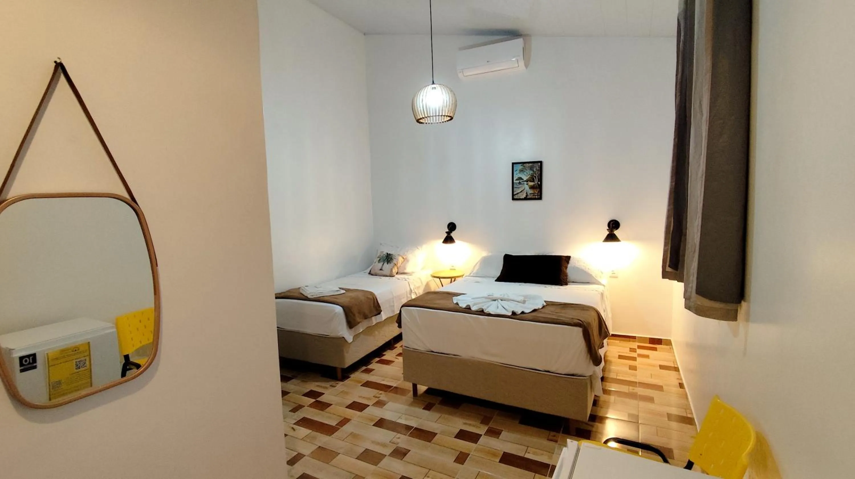 Bed in Pousada Solar Encanto do Marajó