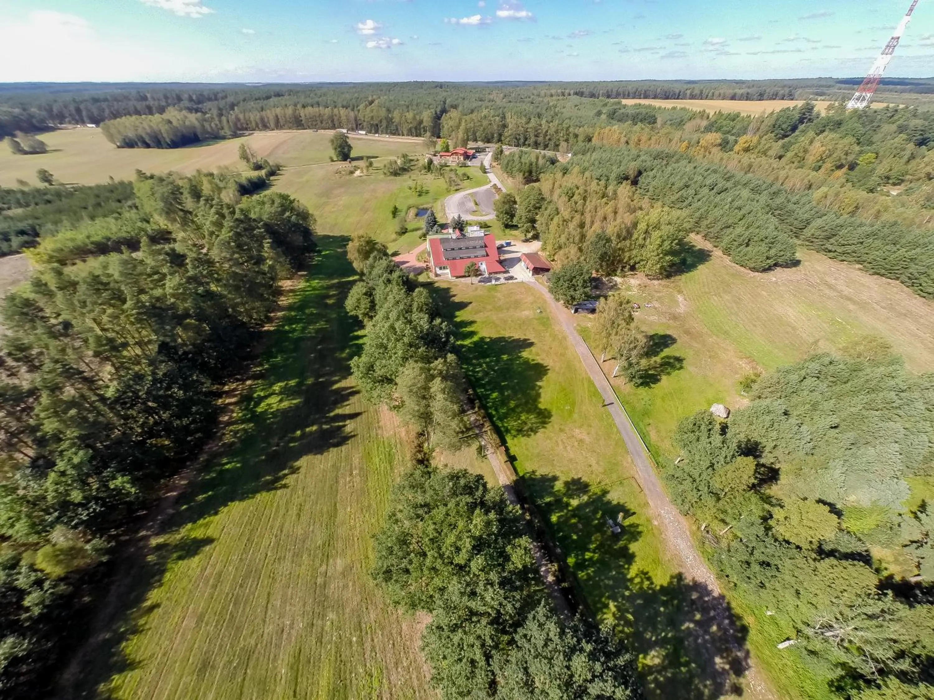 Bird's eye view in Park Inn Resort przy jeziorze - sauna i duży parking - pieski mile widziane