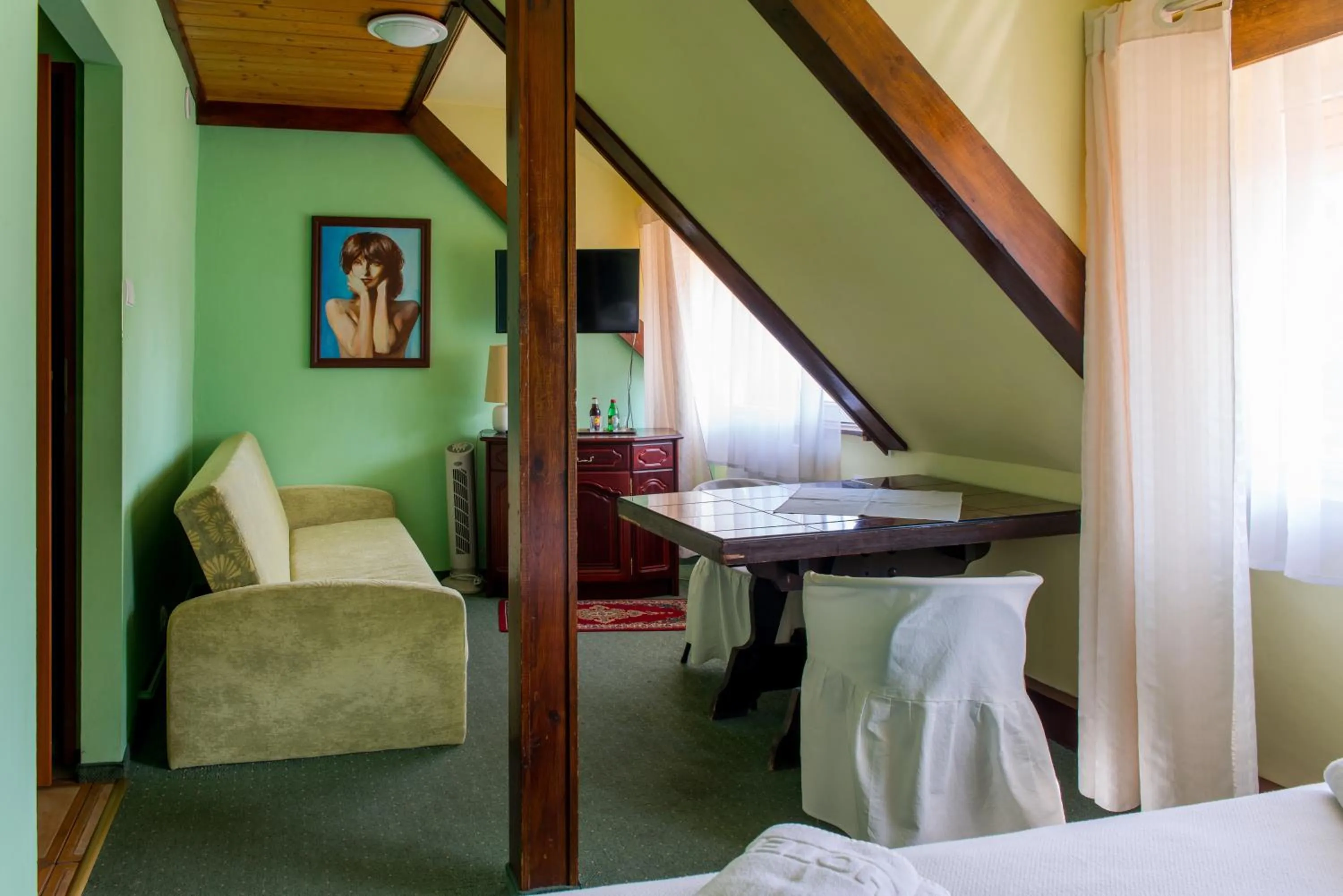 TV and multimedia in Park Inn Resort przy jeziorze - sauna i duży parking - pieski mile widziane