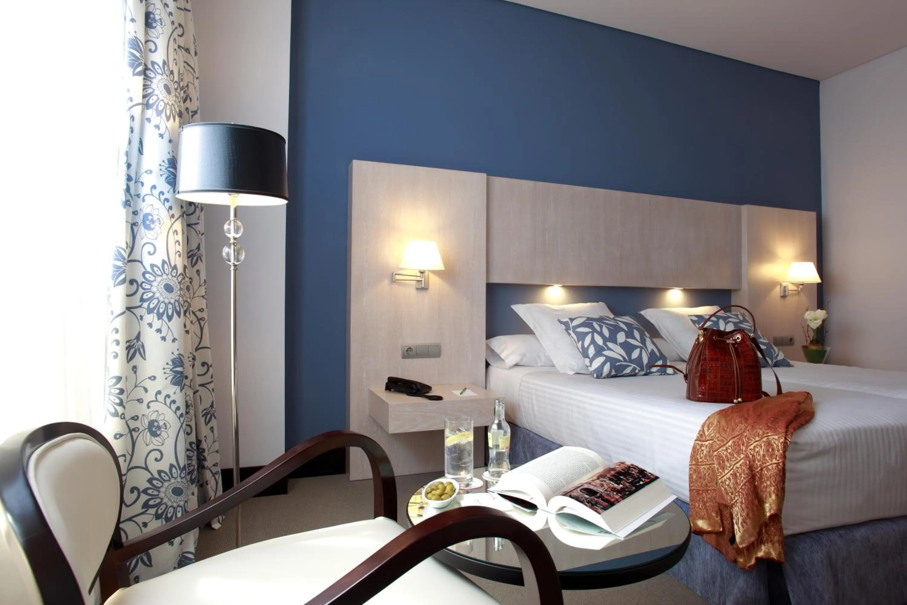 Bed in Hotel Nuevo Boston