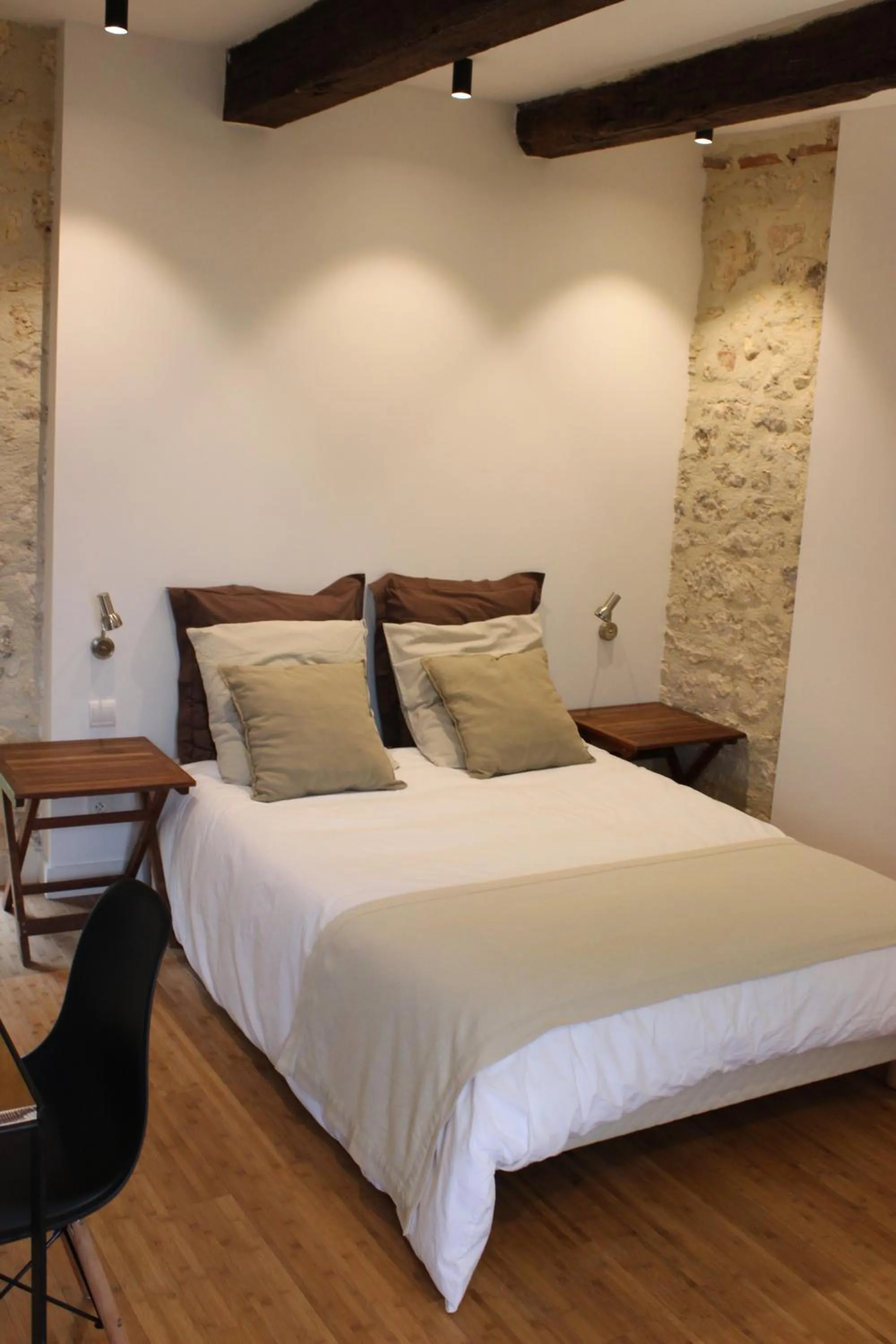Bed in gîte le cayrols