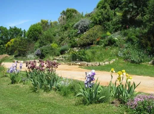 Garden in gîte le cayrols