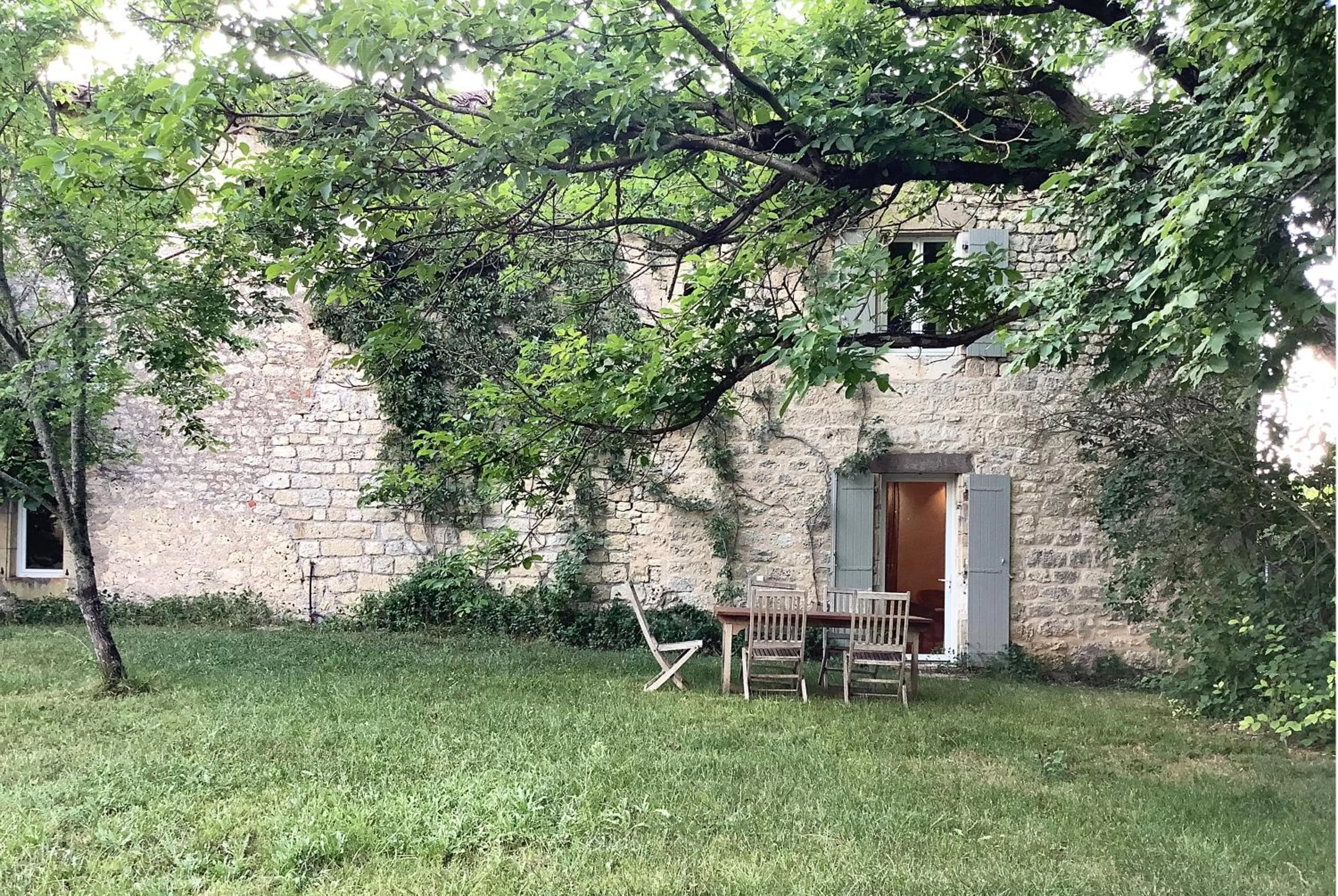 Garden in gîte le cayrols