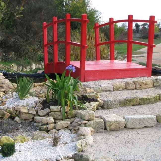 Garden in gîte le cayrols