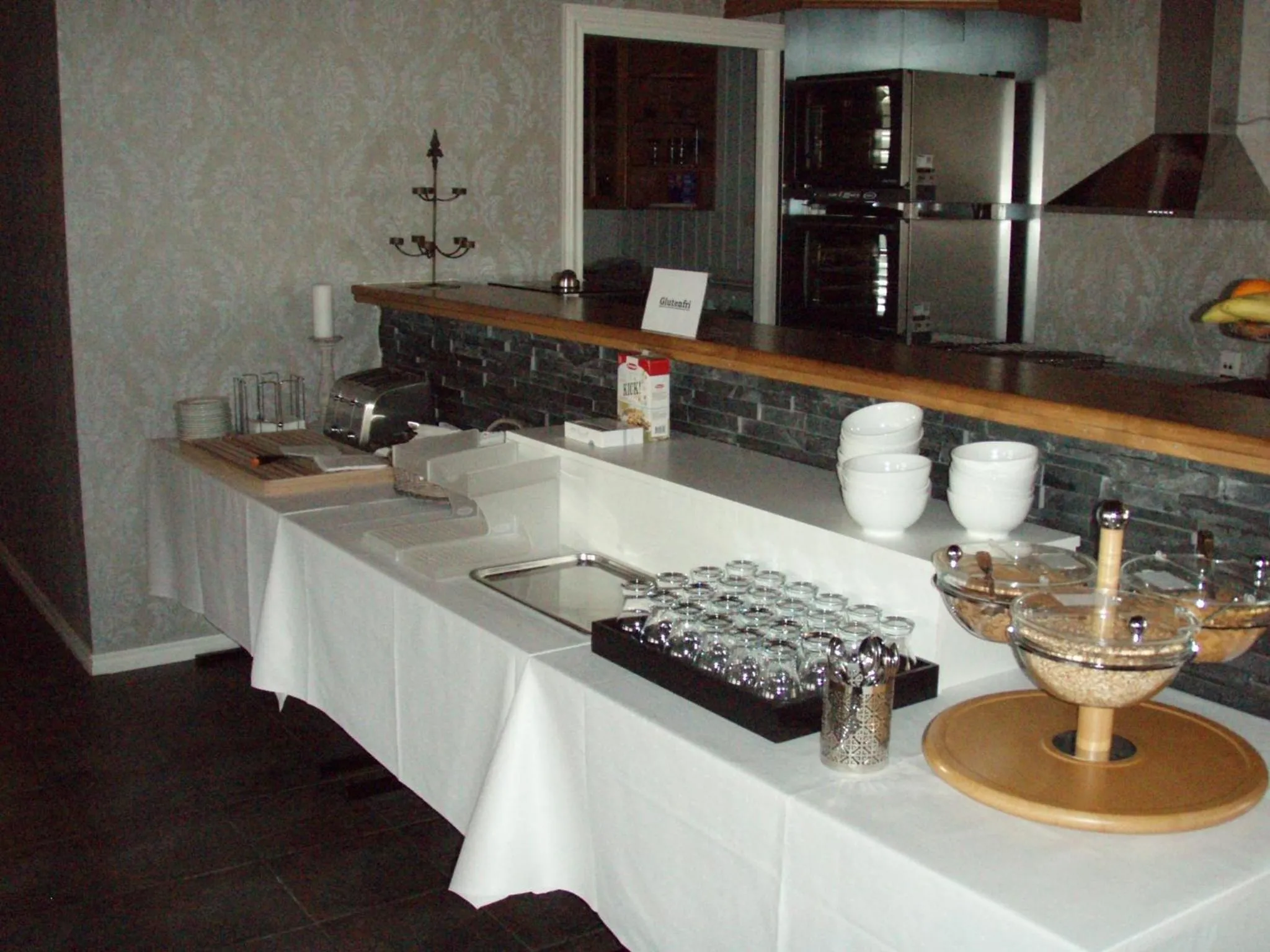 Buffet breakfast in Trudvang Gjestegaard