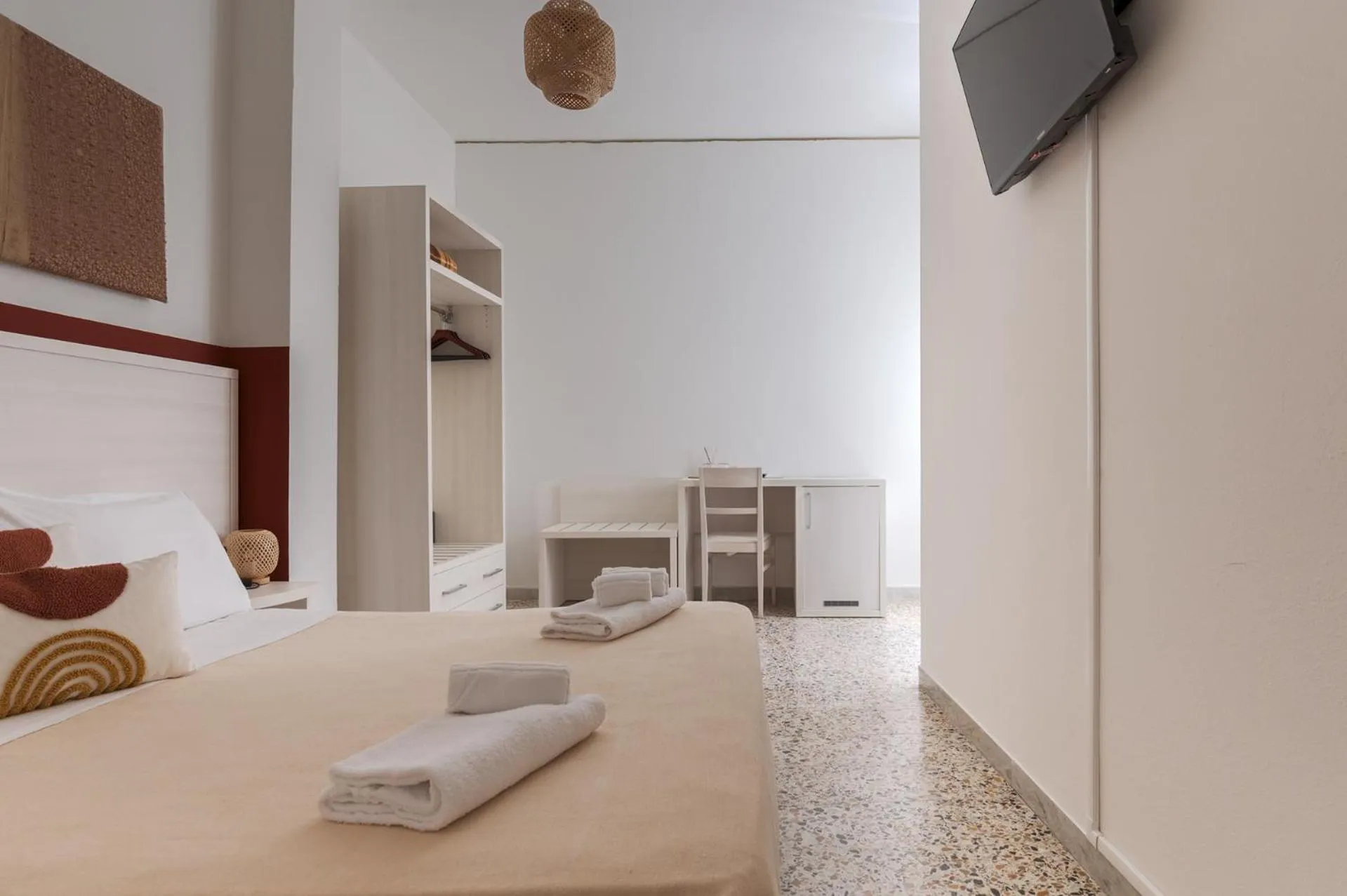 Bed in Hotel Maluentu