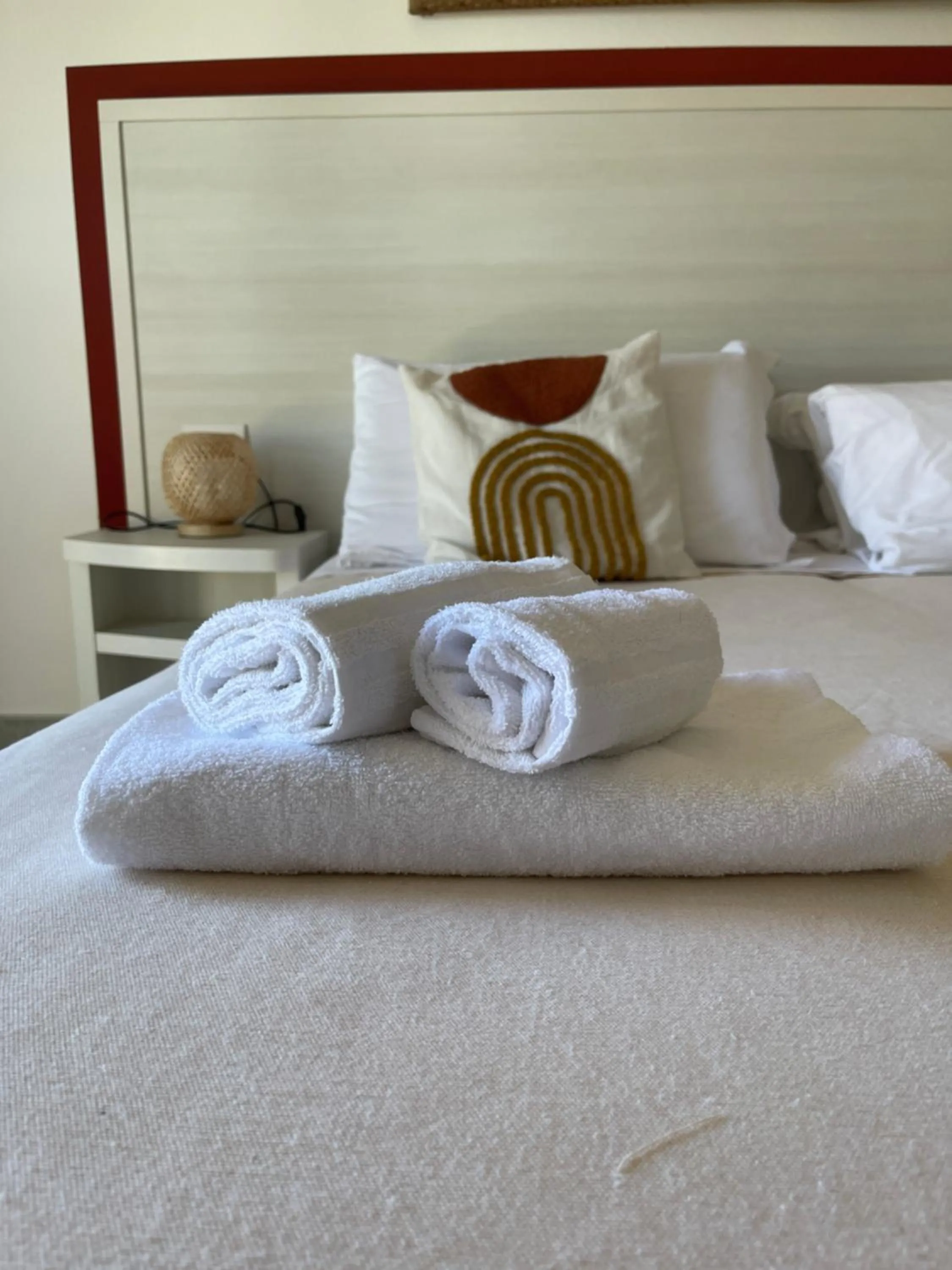 Bed in Hotel Maluentu