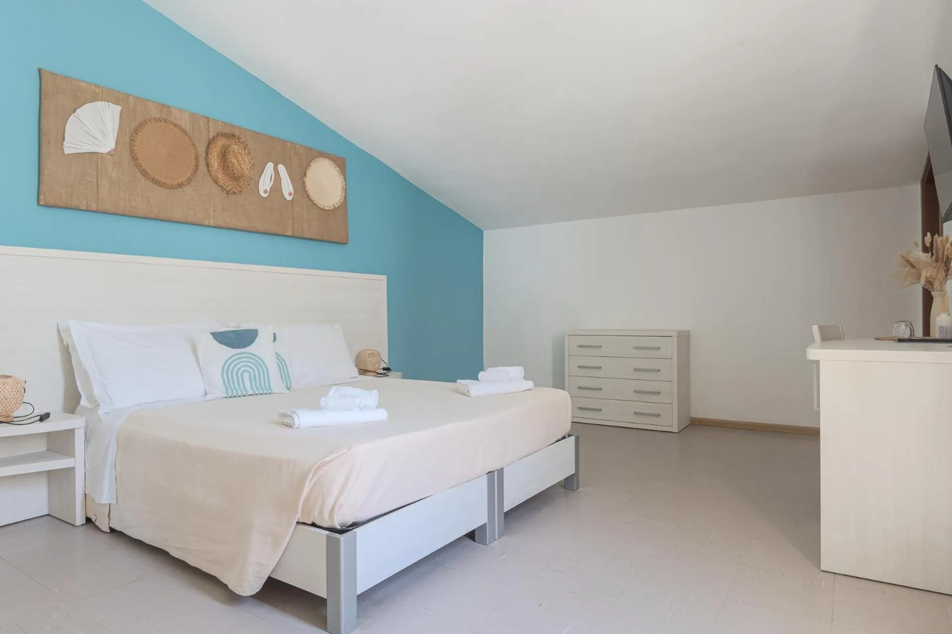 Bed in Hotel Maluentu