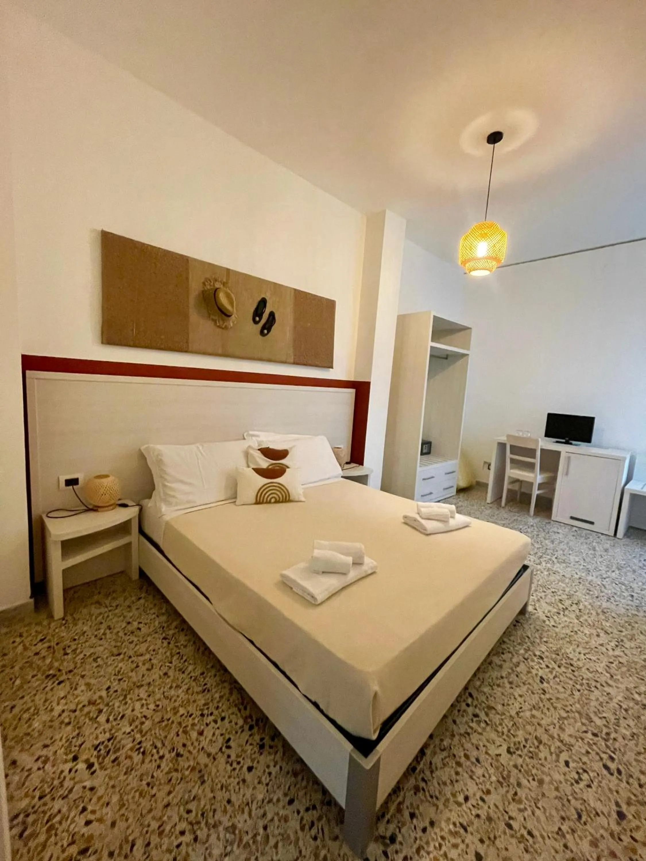 Bed in Hotel Maluentu