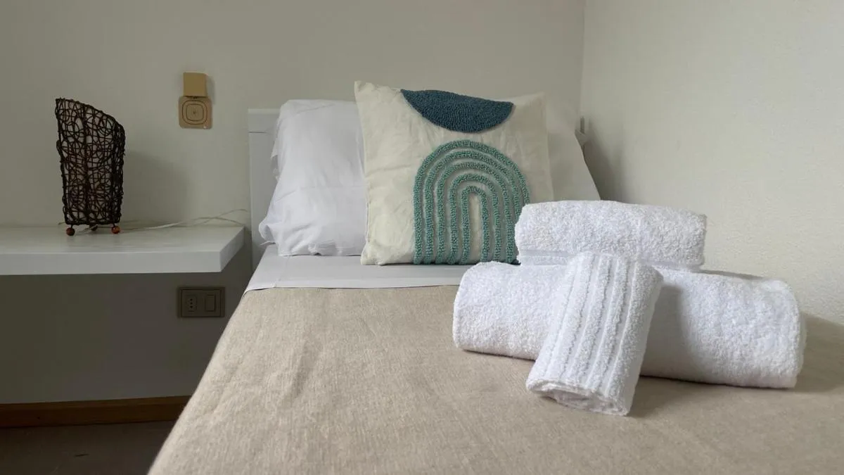 Bed in Hotel Maluentu