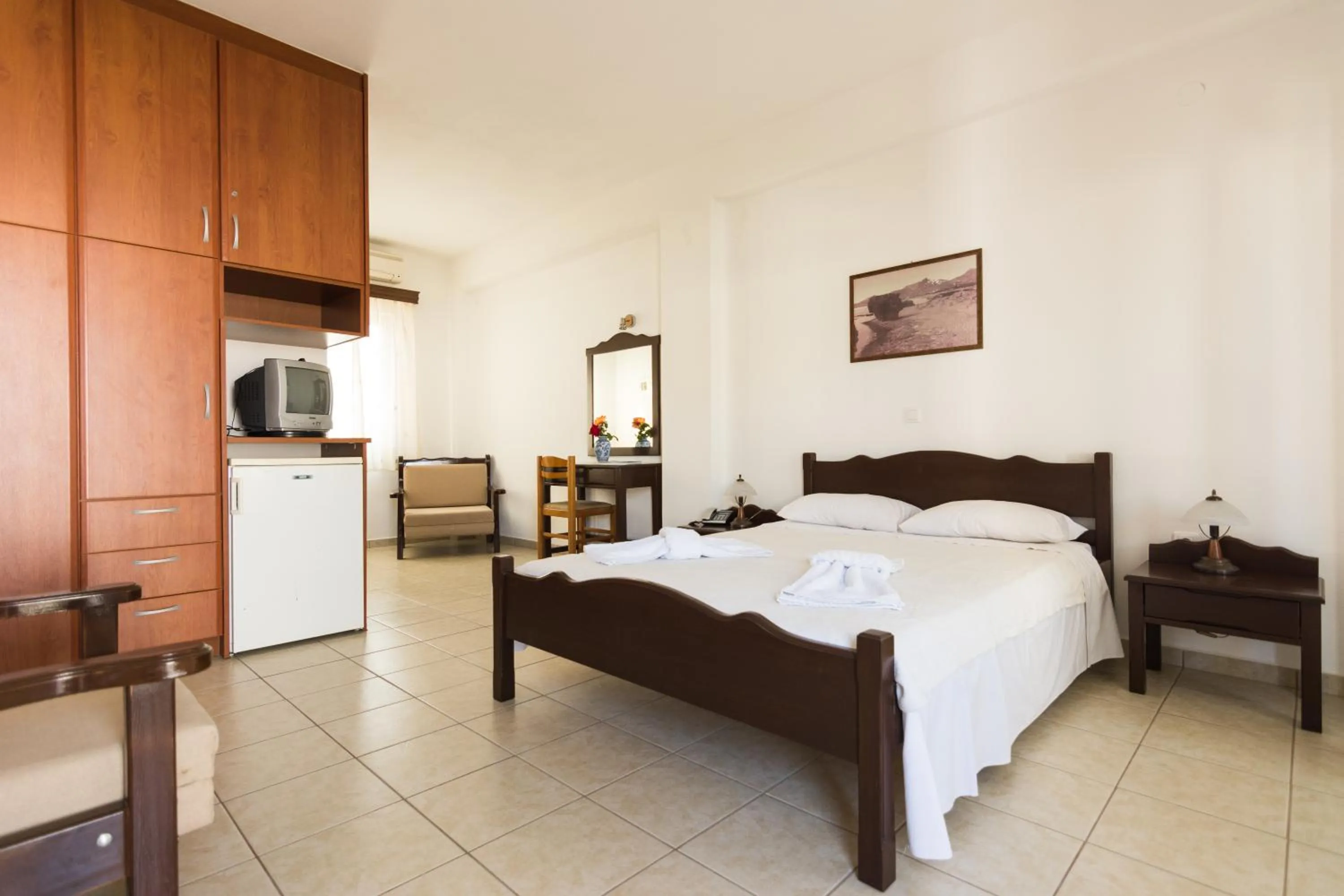 Bed in Hotel Melikari