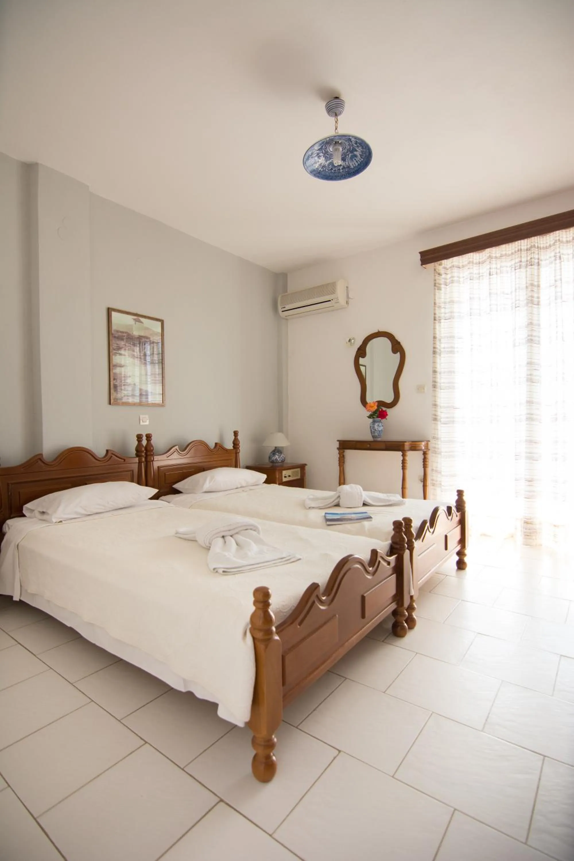 Bed in Hotel Melikari