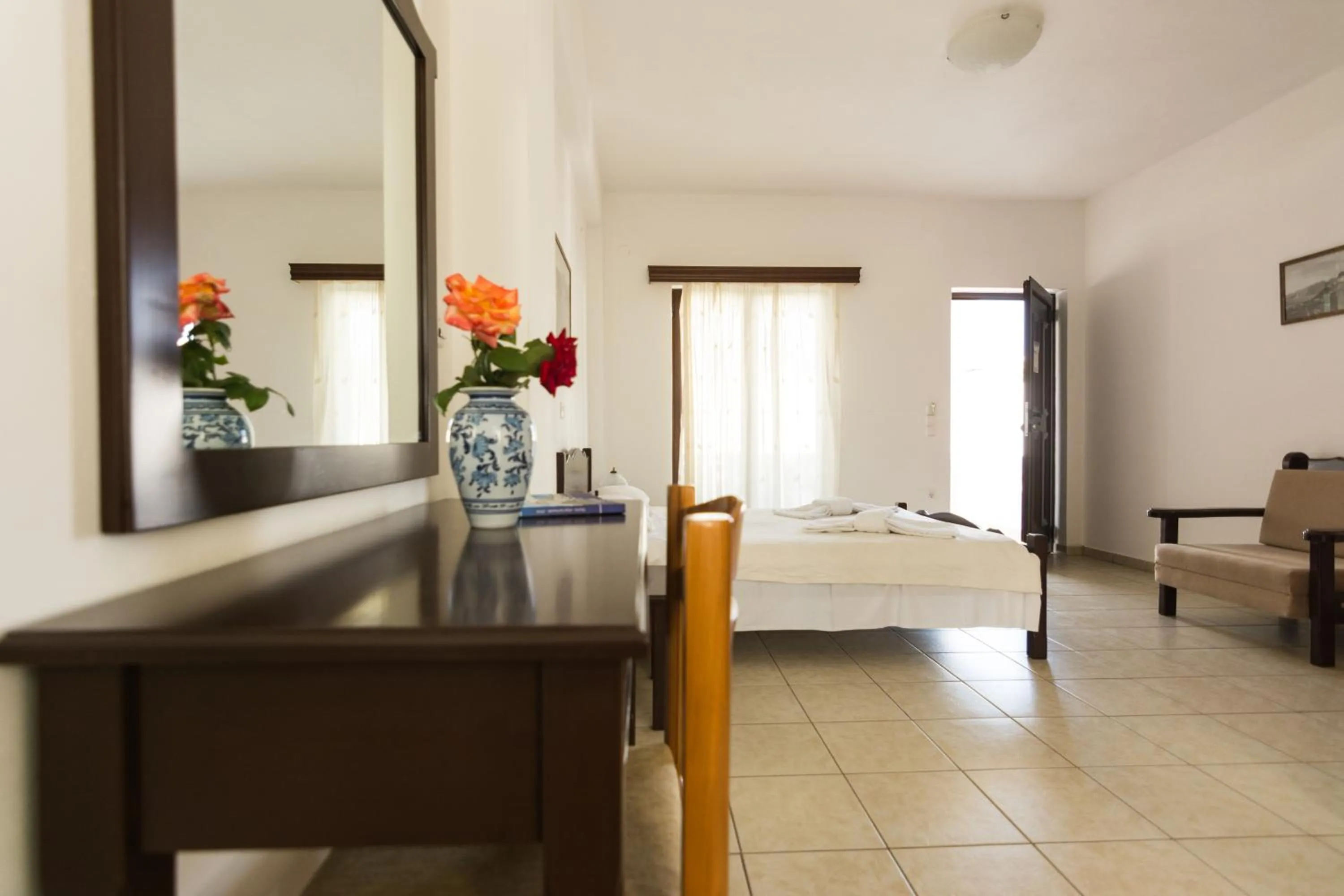 Bed in Hotel Melikari