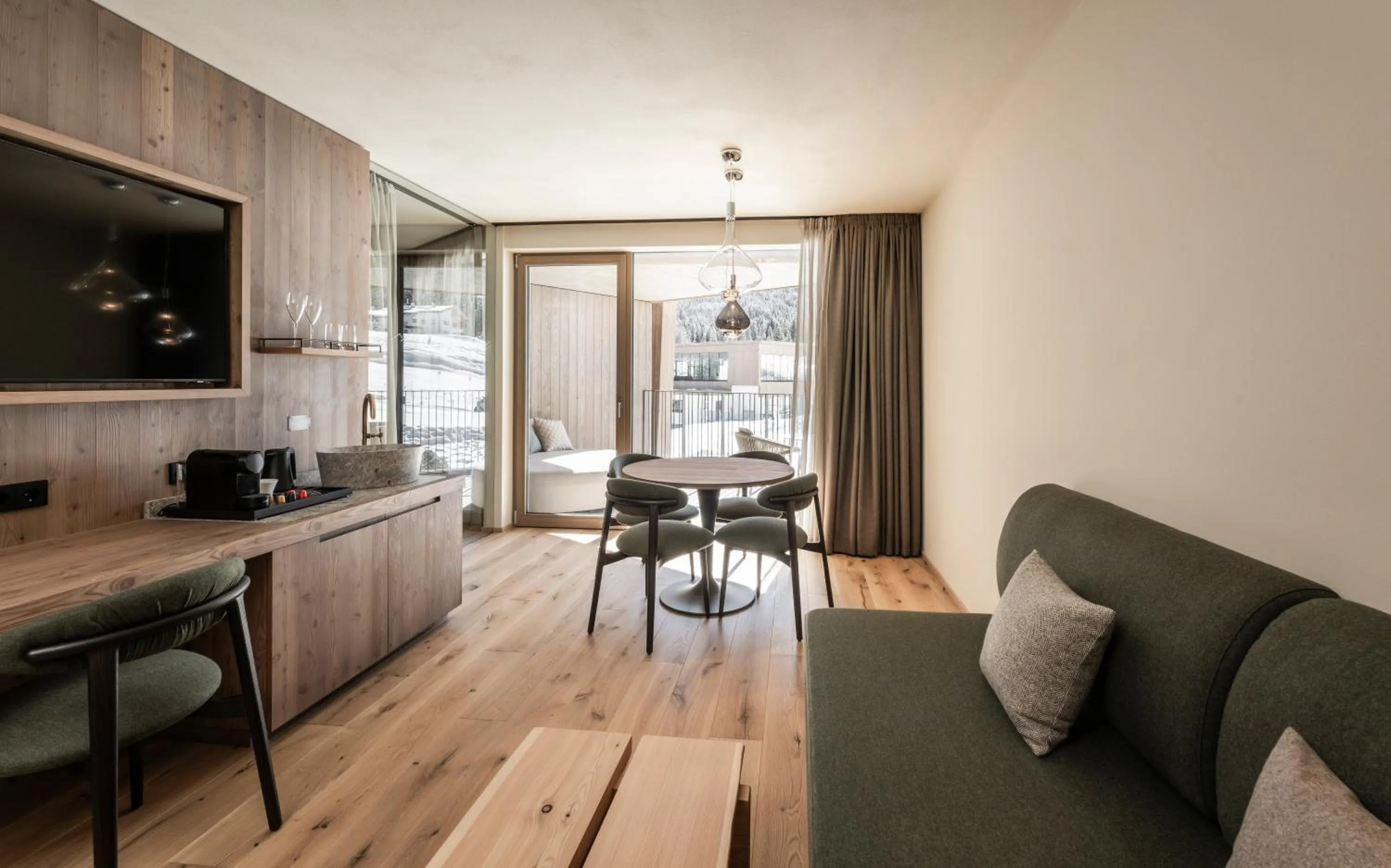 Living room in Cendevaves Alpine Silence