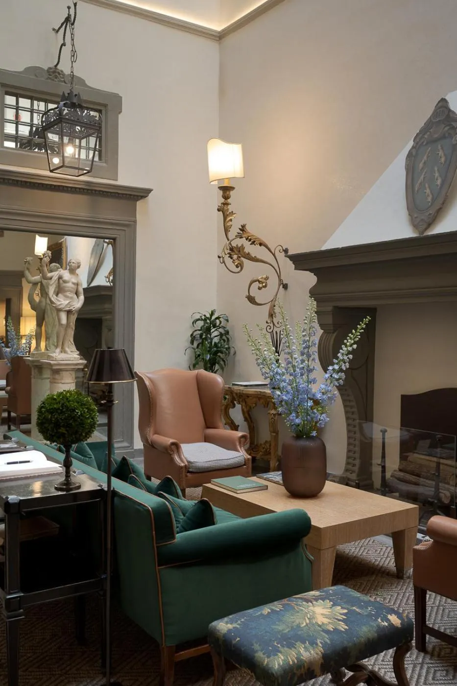 Lobby or reception in Palazzo Vecchietti - Residenza D'Epoca