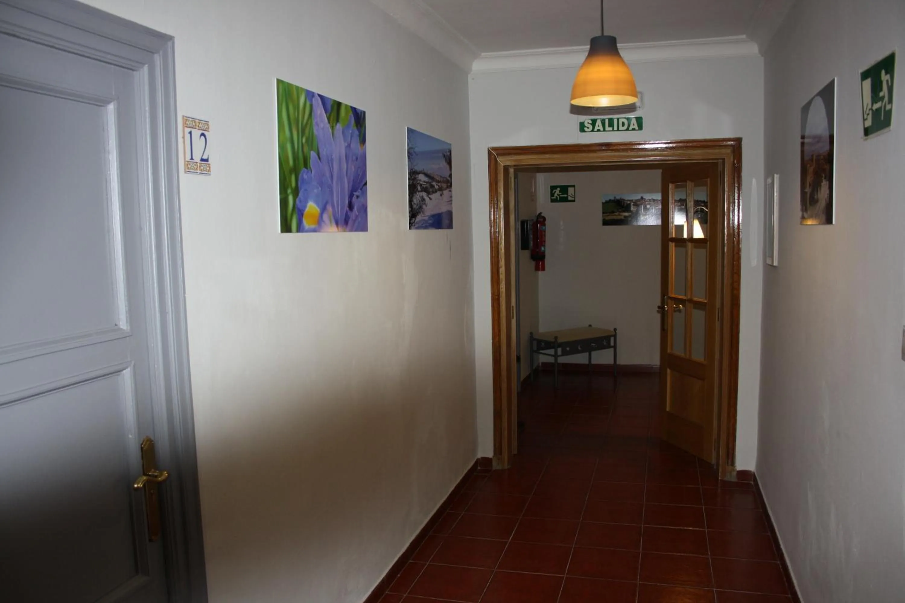 Decorative detail in Hostal La Estación