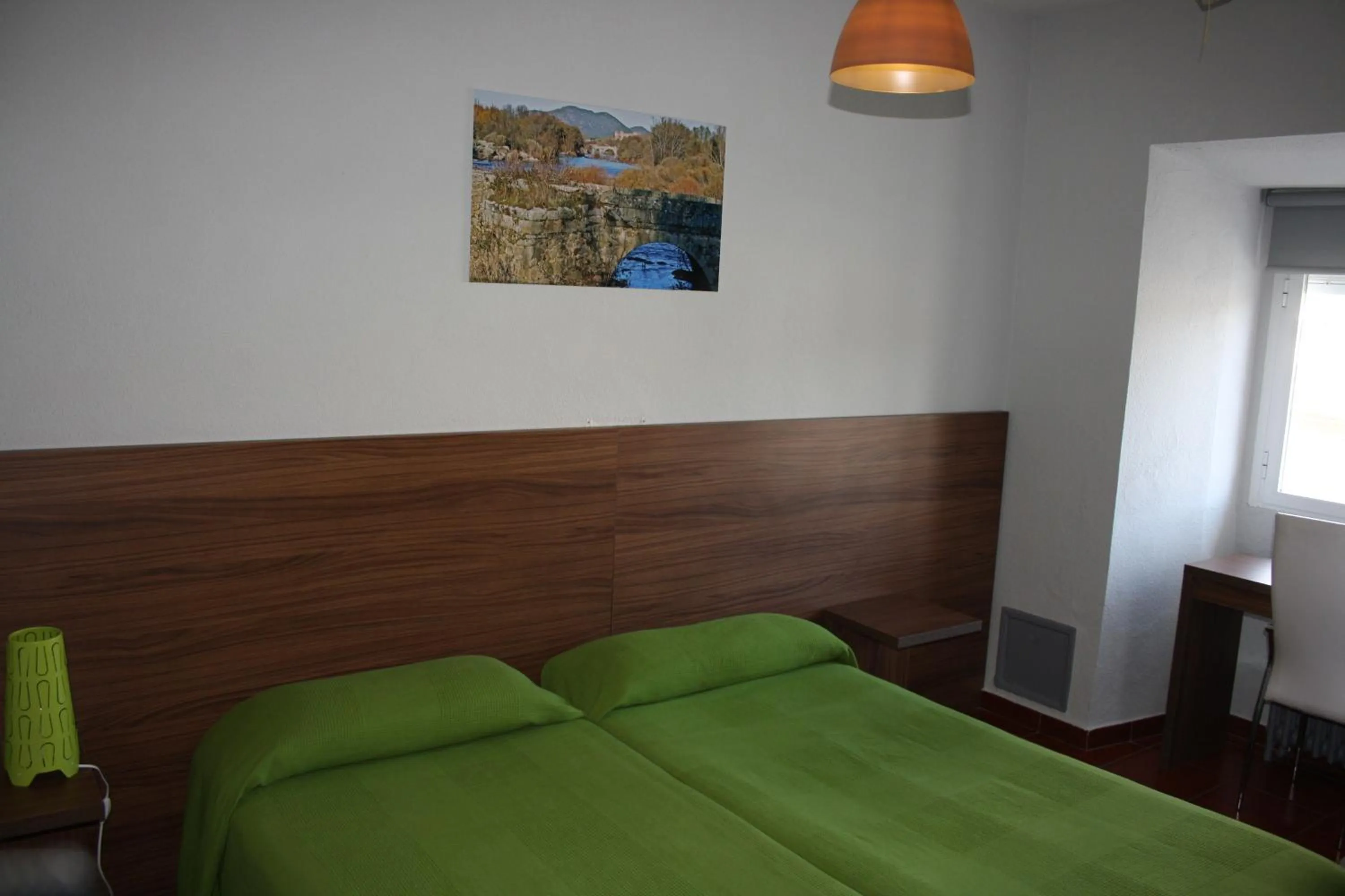 Bedroom, Bed in Hostal La Estación