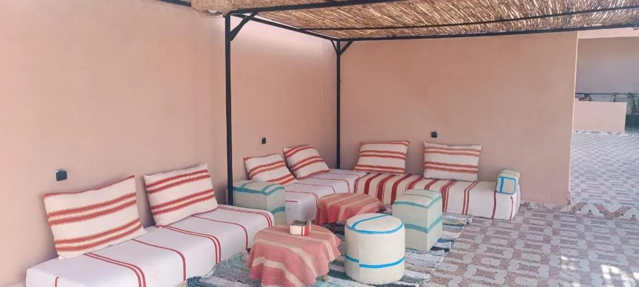 Living room in Auberge Restaurant TISSILI " Oasis de Fint"