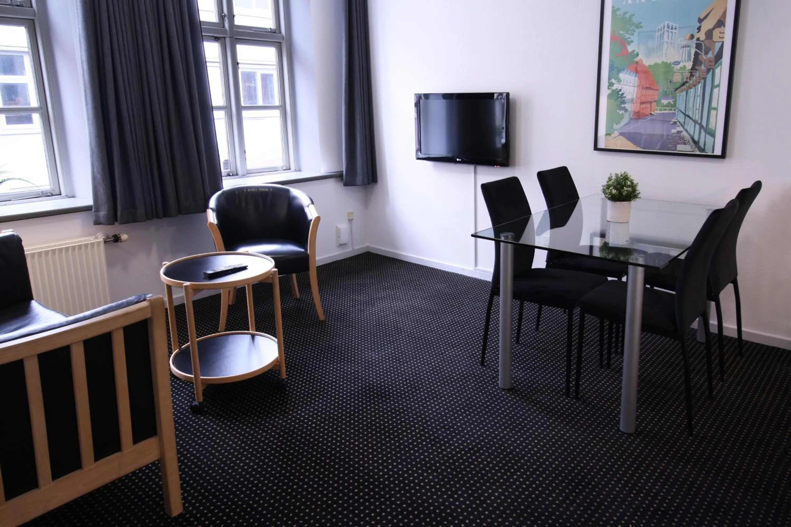 TV and multimedia in Hotel Aarhus City Apartments